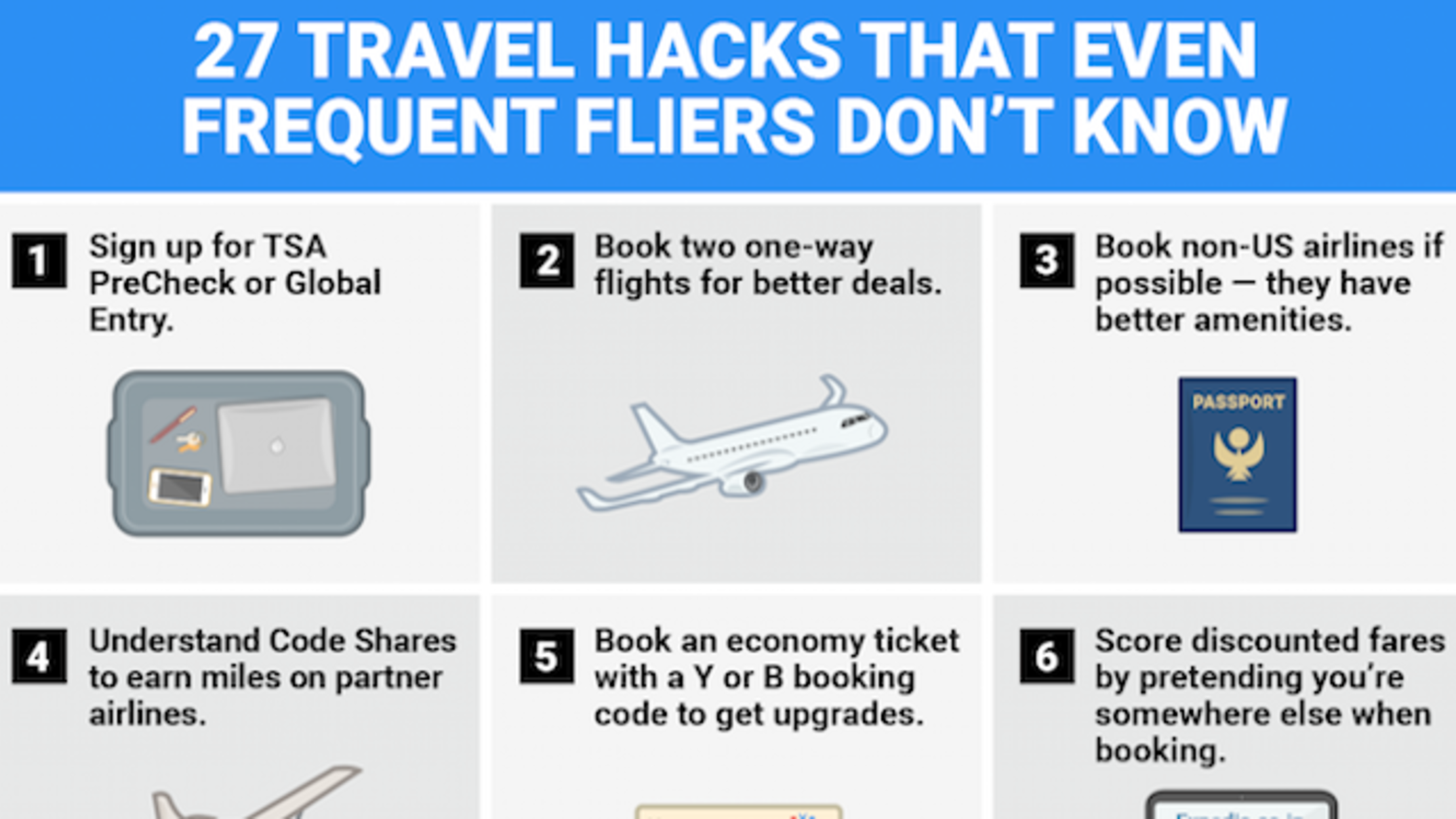 Infographic 27 Travel Hacks For A Stress Free Trip Mental Floss