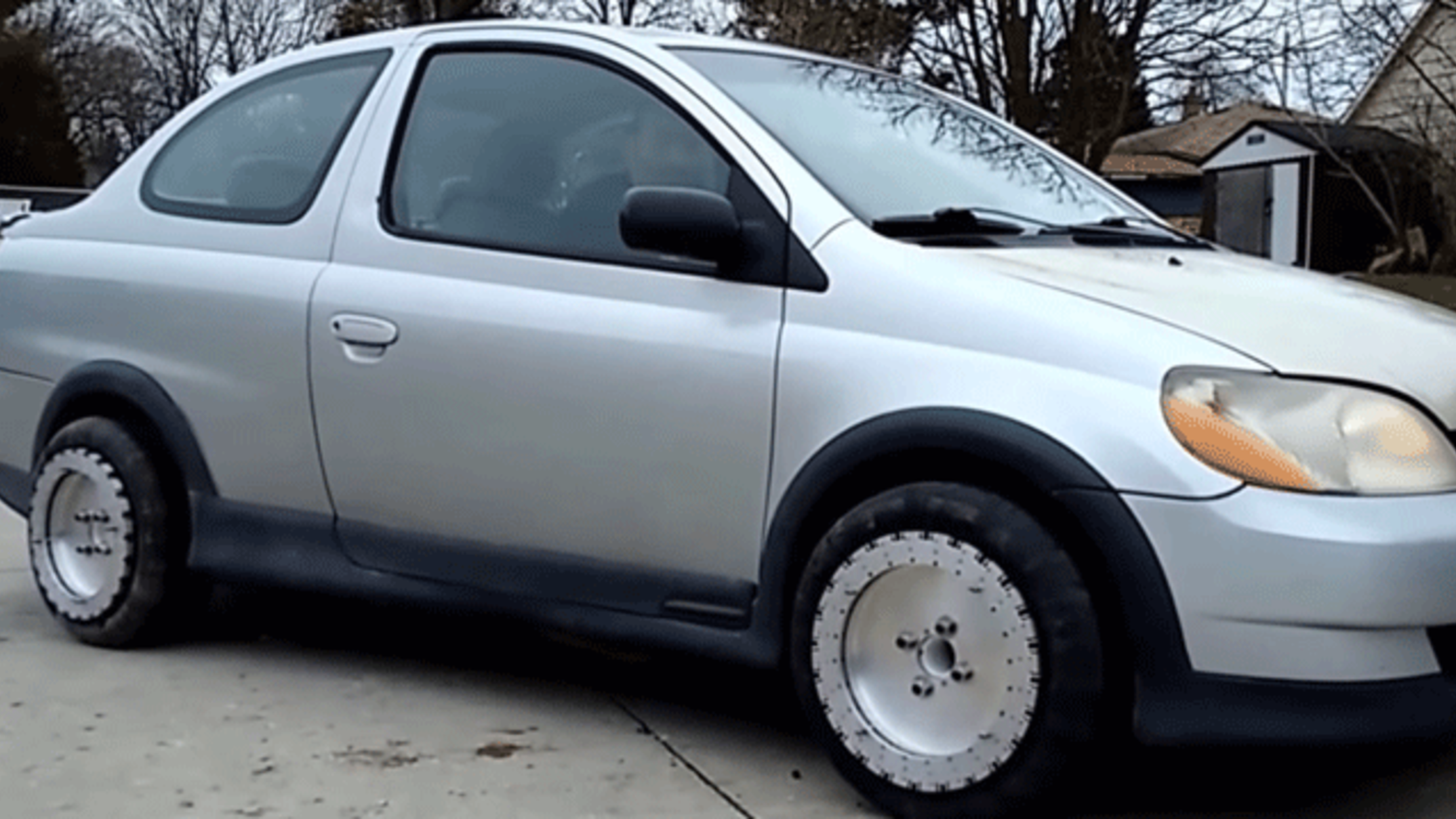This Reinvented Wheel Allows Cars to Drive Sideways Mental Floss
