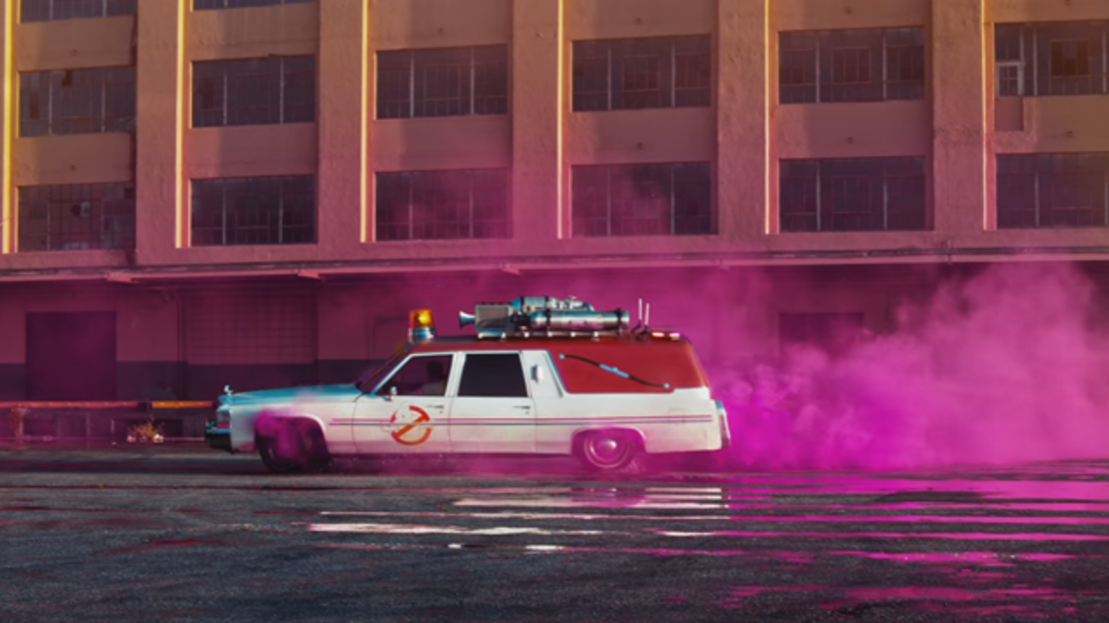 ecto 1 ride on car