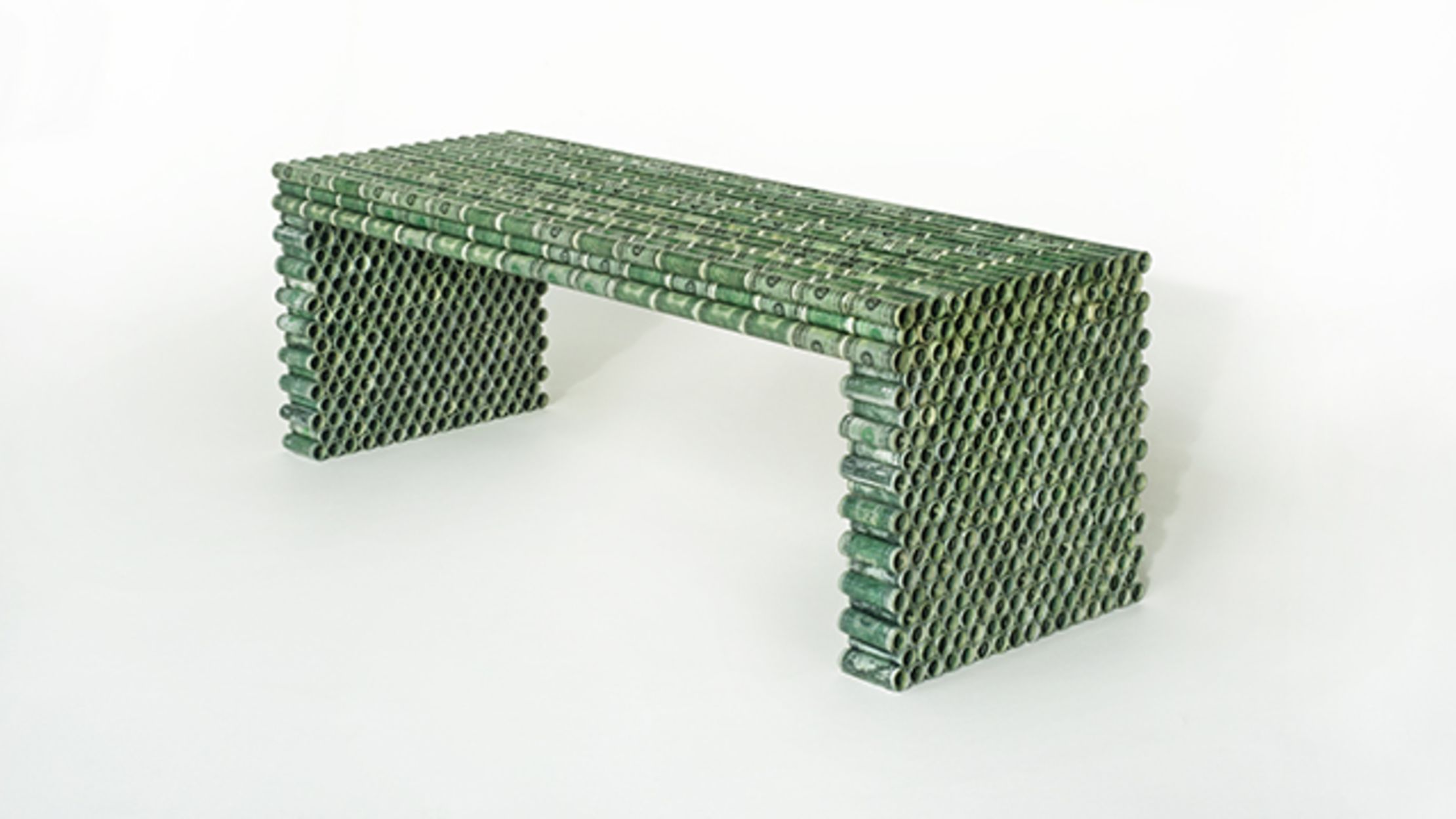Furniture Made Out of Recycled Dollars and Coins Mental Floss