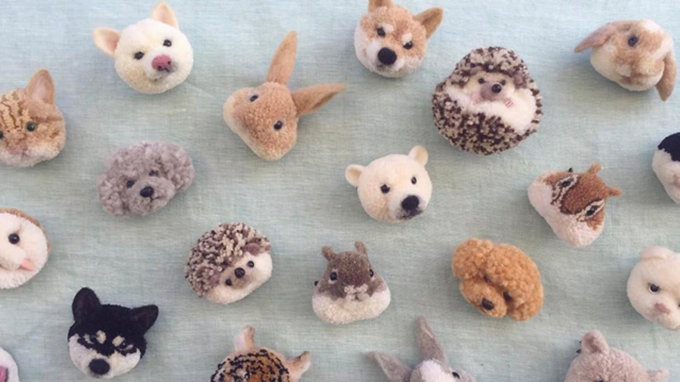 Japanese Artist Creates Lifelike Animal Pom Pom Brooches Mental Floss