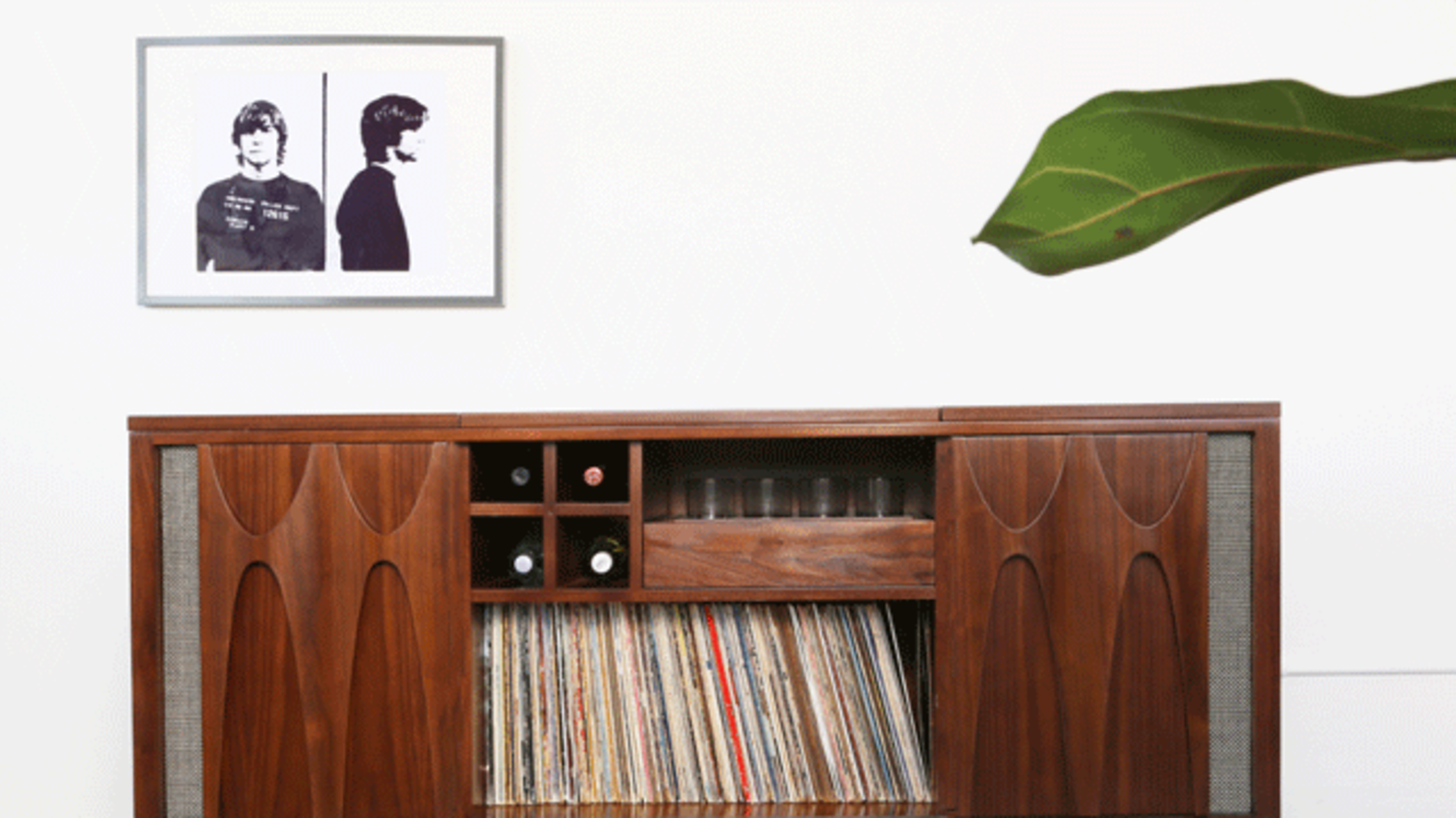 'Classic' Record Cabinet Doubles as a Whiskey Bar | Mental ...