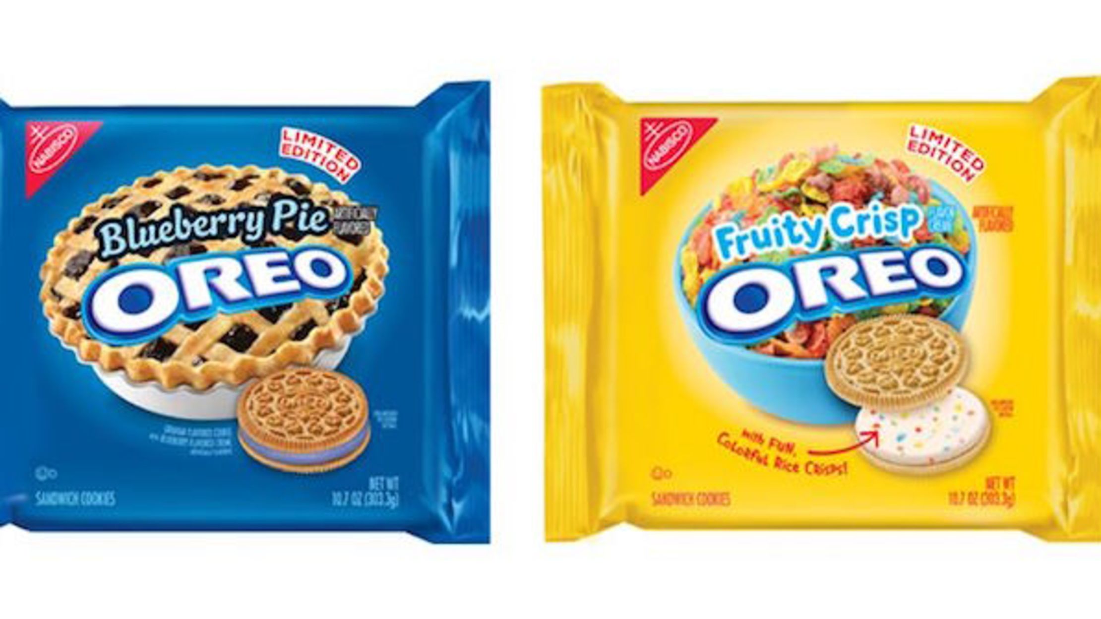 Oreo Unveils New Limited Edition Blueberry Pie and Fruity Crisp Flavors
