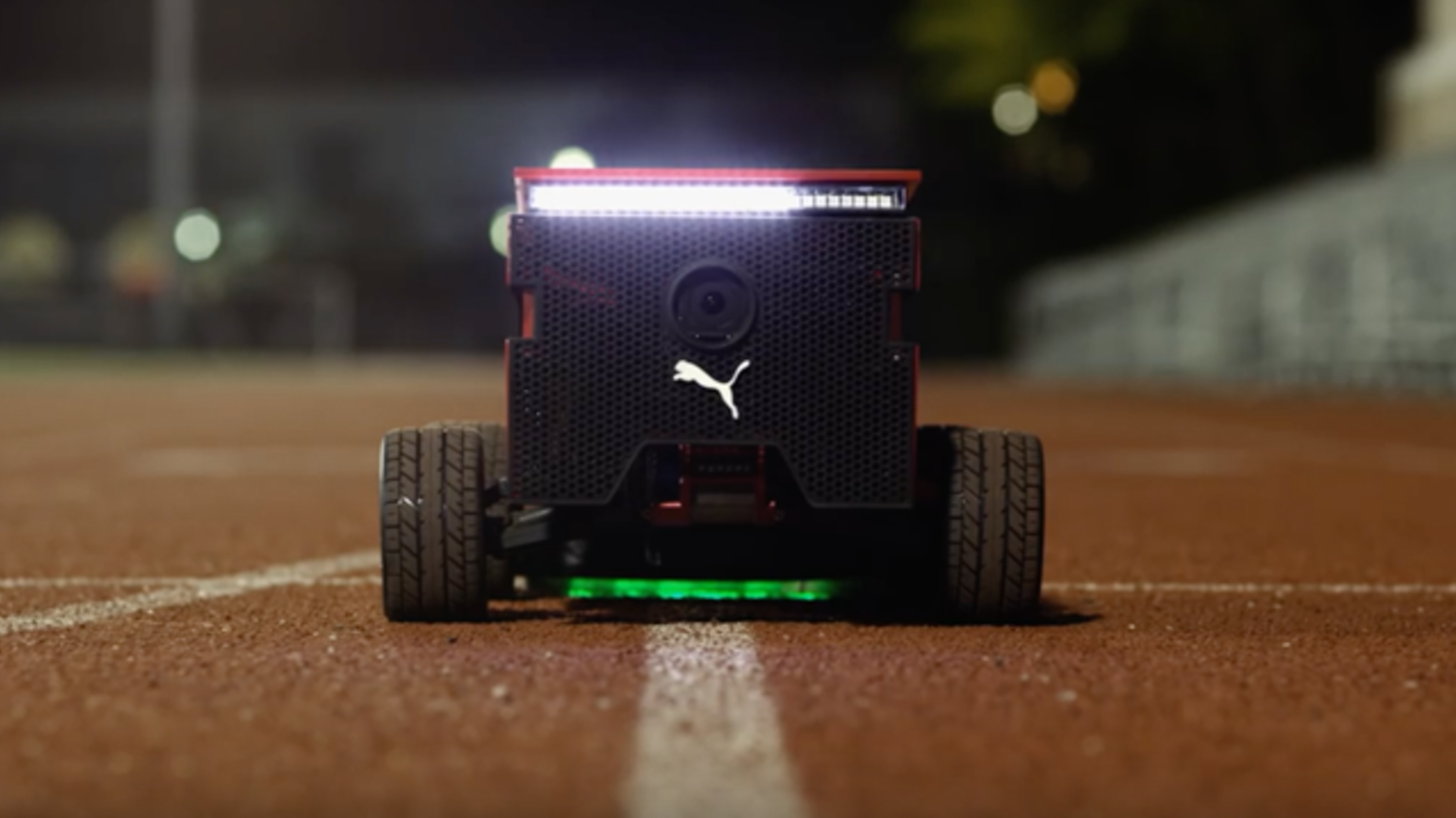 Puma Built a Speedy SelfDriving Robot to Help Athletes Train Mental
