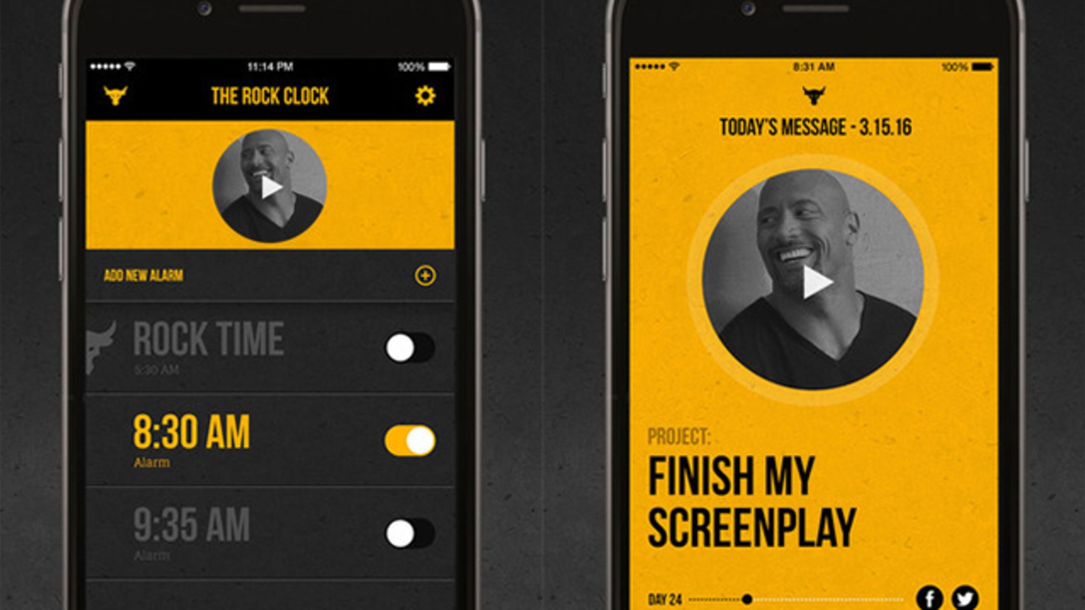 The Rock Made an Alarm Clock App to Motivate You in the Morning