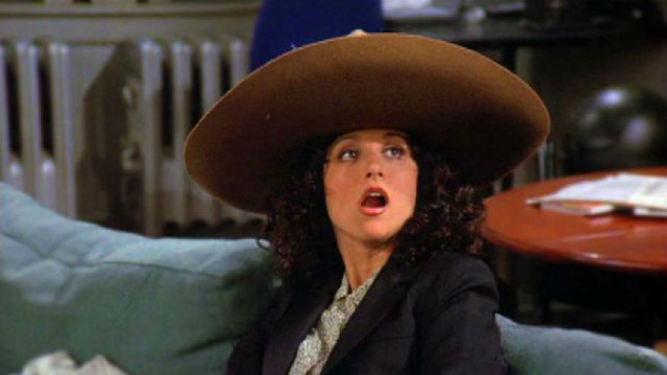elaine in sombrero