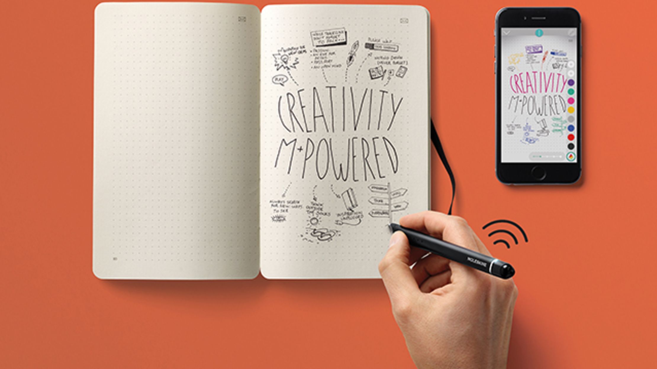 Moleskine’s Smart Pen Will Digitize Your Drawings in Real Time Mental