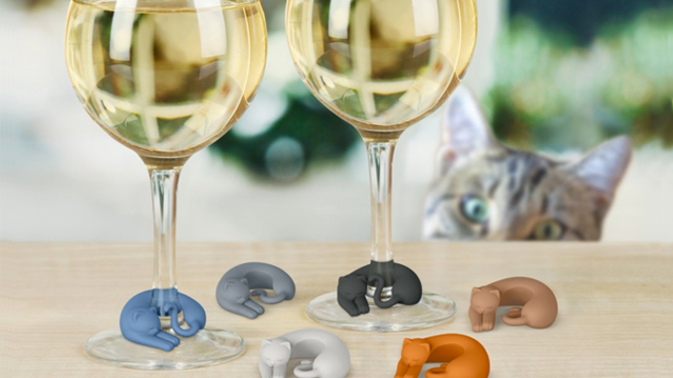 BESTONZON 24 pcs Wine Glass Markers Creative Marine Animals Silicone Drink Markers Suction Silicone Cup Sign Wine Identifier for Martini Champagne Cocktail