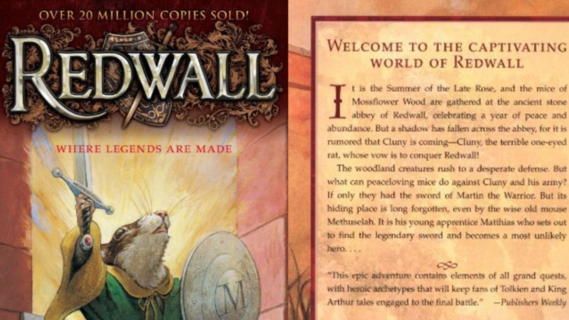 redwall by brian jacques