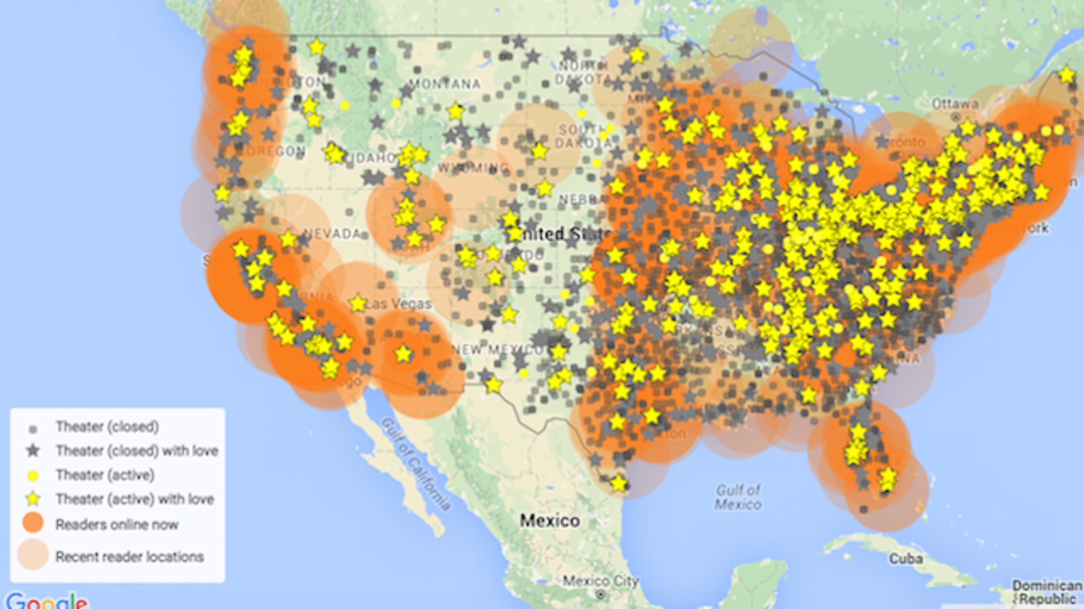 This Interactive Map Shows You Every Active Drive-In in ...