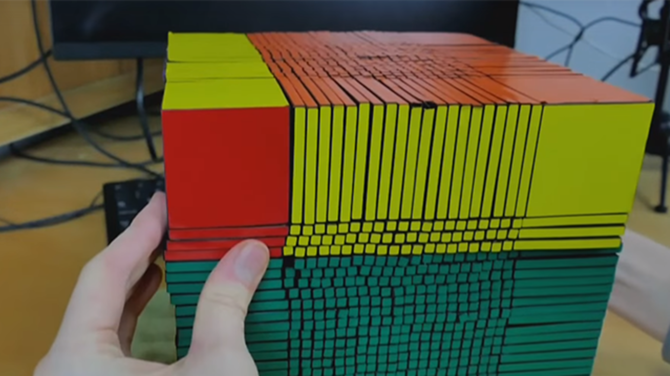 The World S Largest Rubik S Cube Has More Than 2900 Squares Mental Floss - the bigest rubix cube
