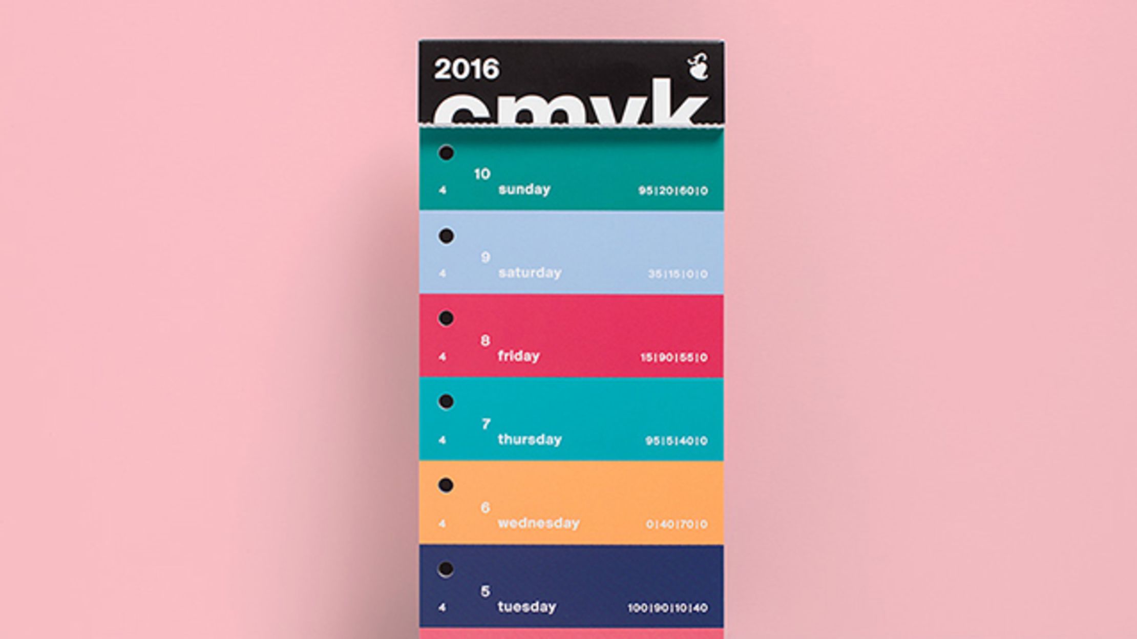 CMYK Swatch Calendar Changes Color Schemes Every Day Mental Floss