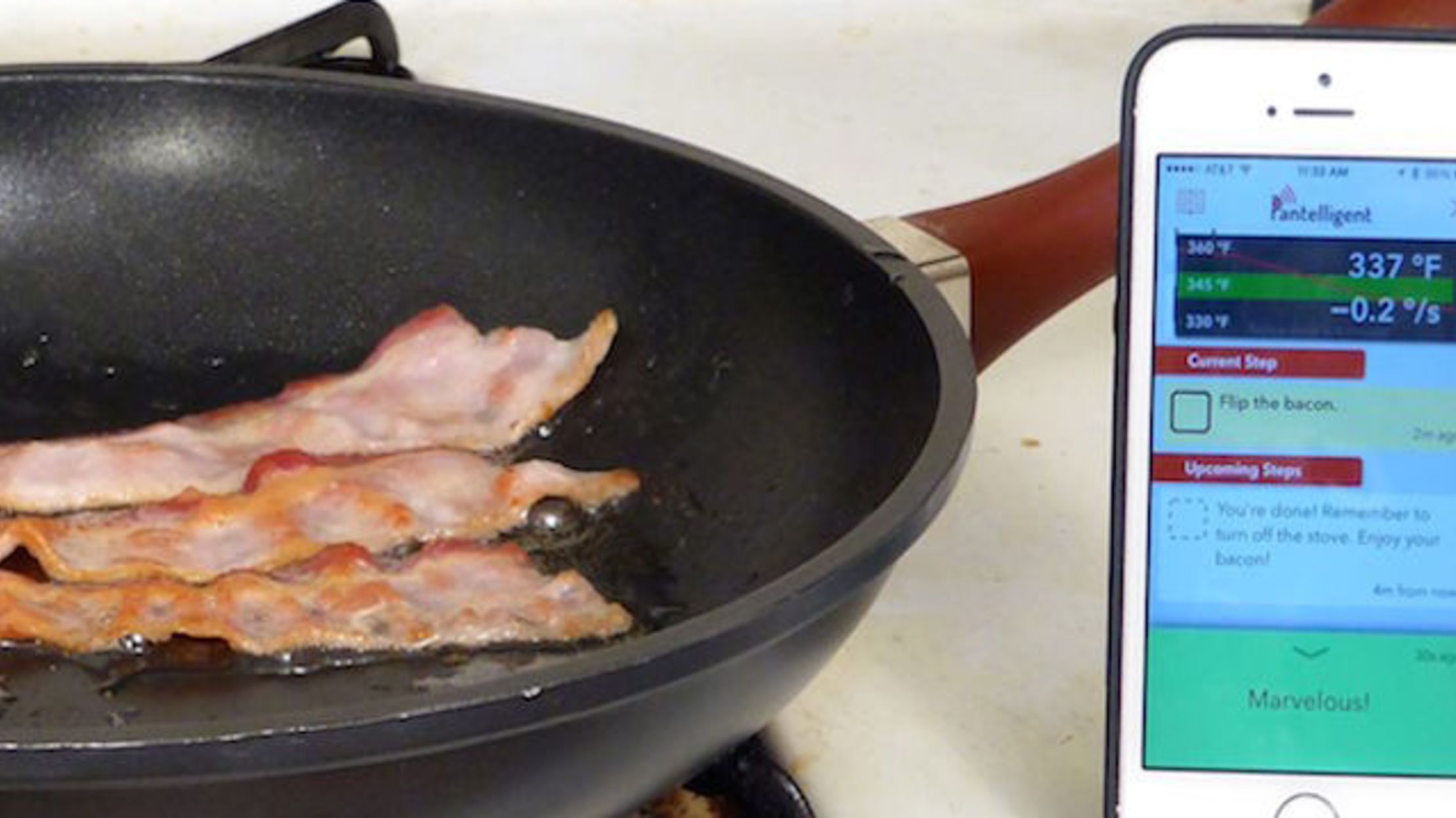 This BluetoothEnabled Smart Frying Pan Takes the Guesswork Out of