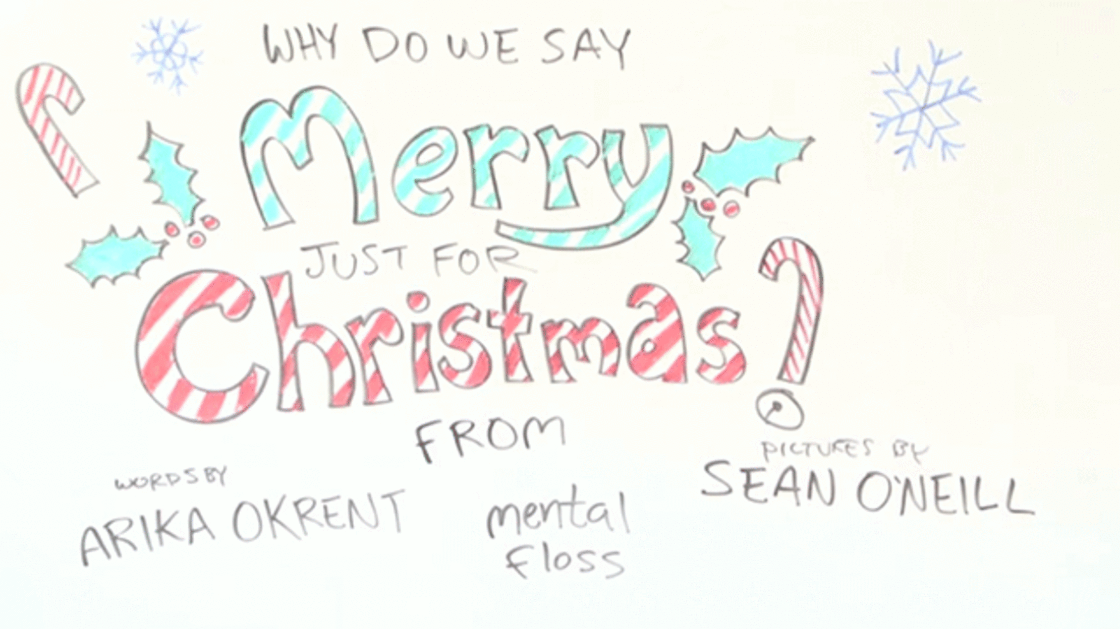 Why Do We Say 'Merry' Just for Christmas?  Mental Floss