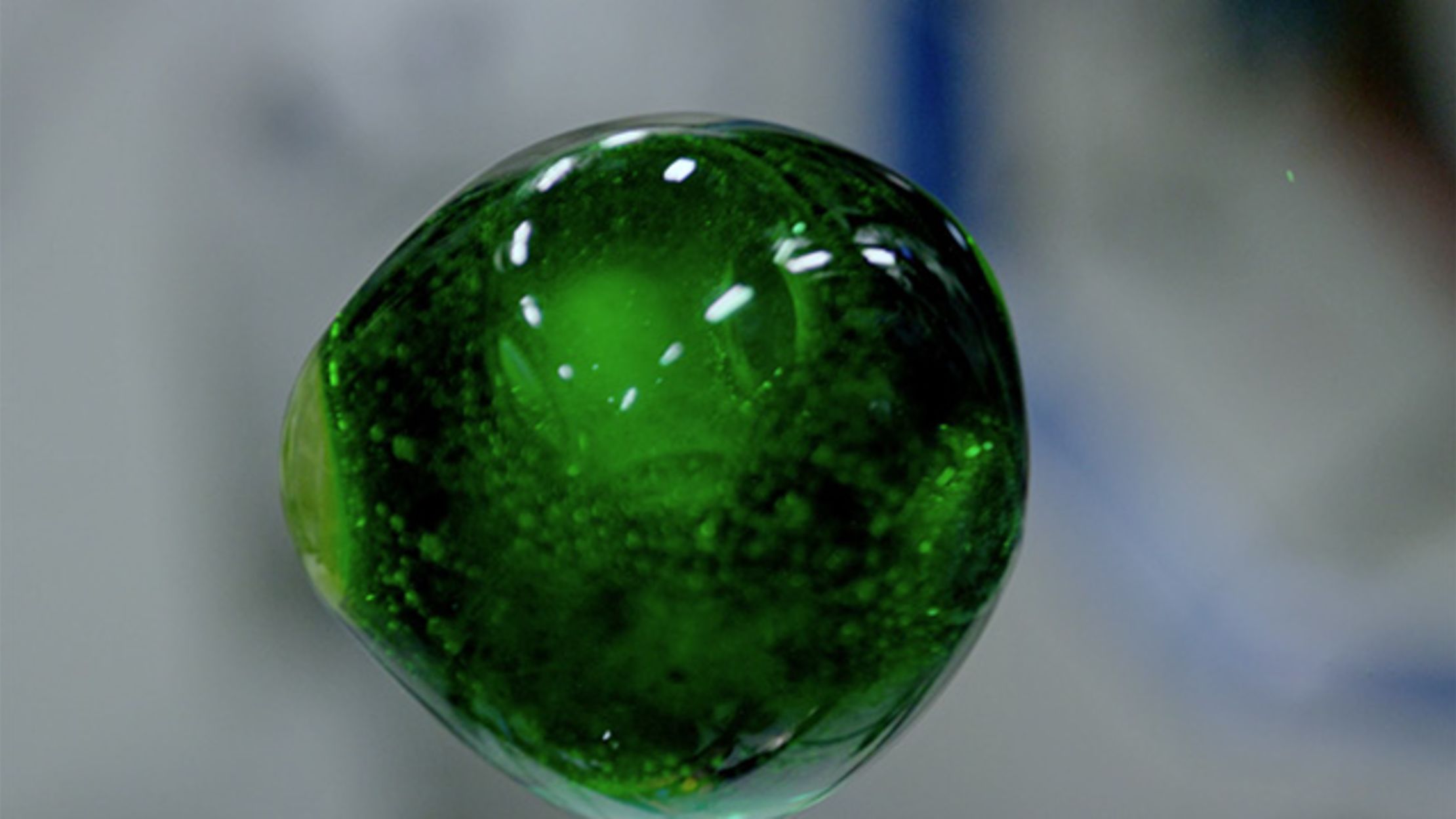 Watch Ultra HD Video of a Colorful Water Blob in Space | Mental Floss