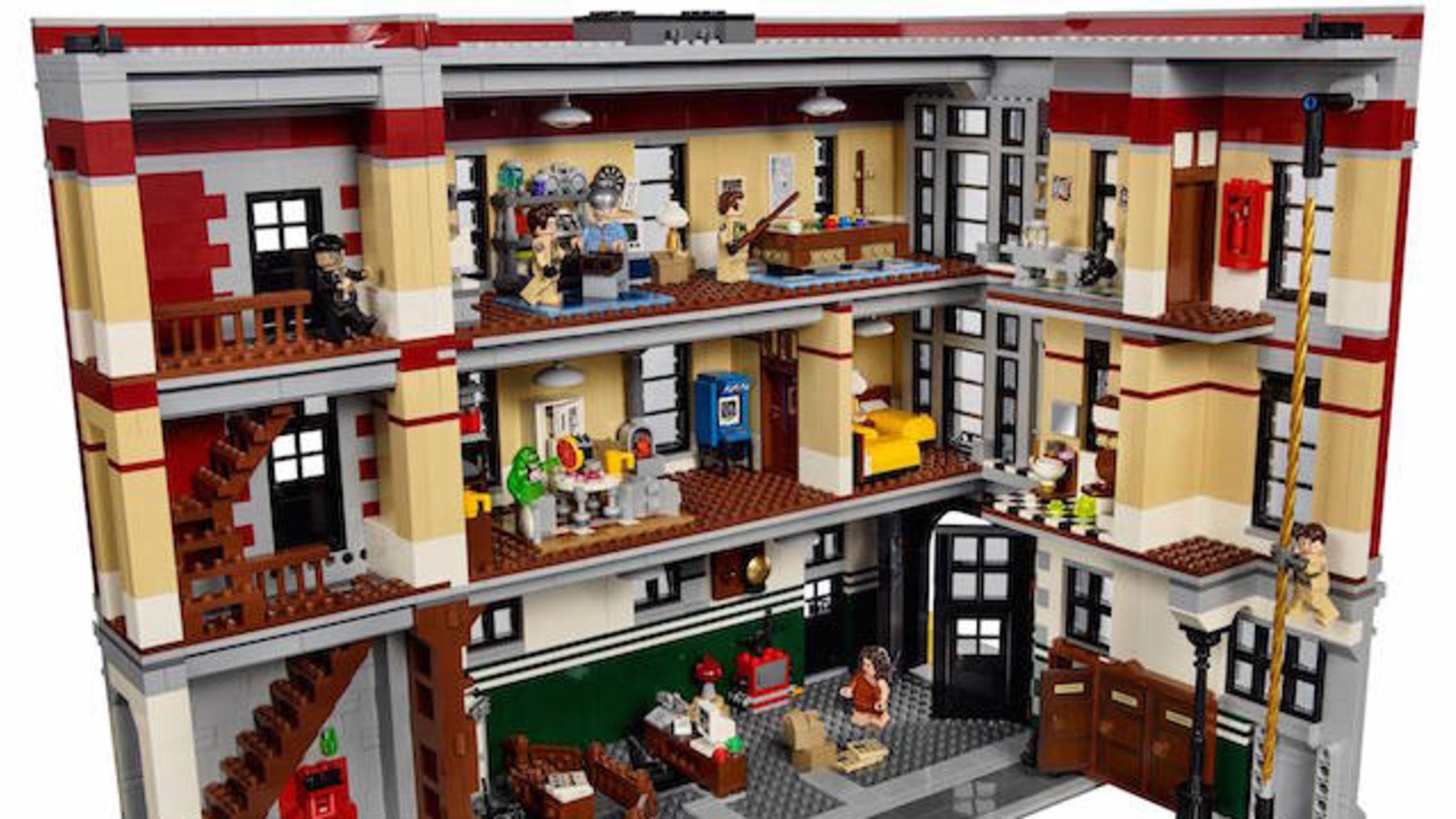 ghostbusters fire house toy