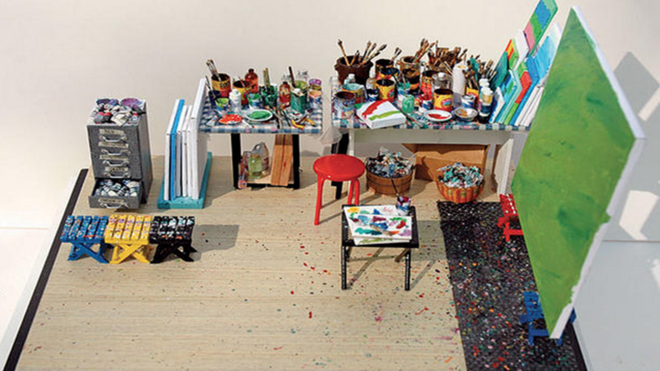 Artists’ Studios Recreated as Miniature Sculptures Mental Floss