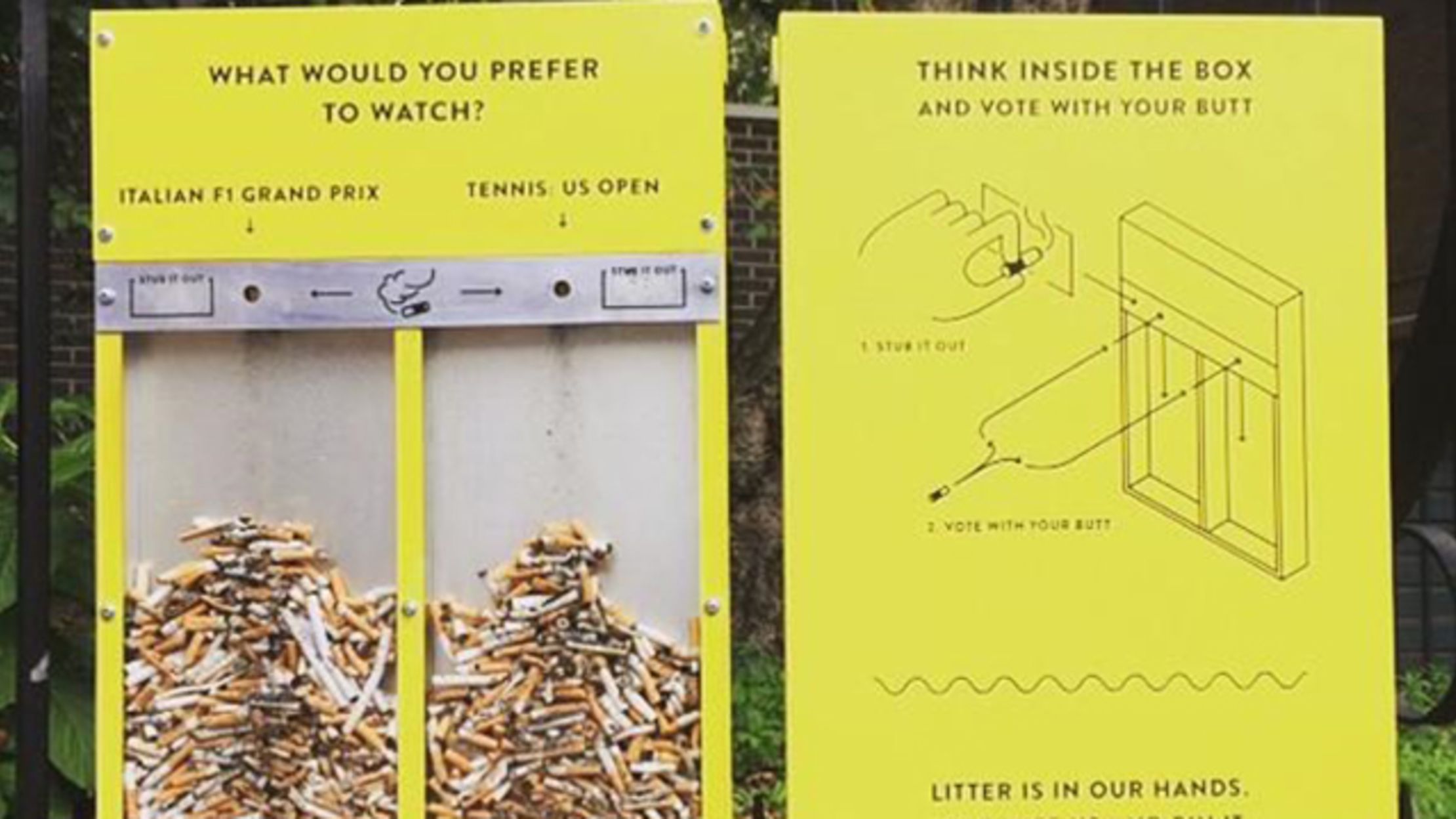 Cheeky Cans Reduce Litter by Asking People to Vote With Their Trash