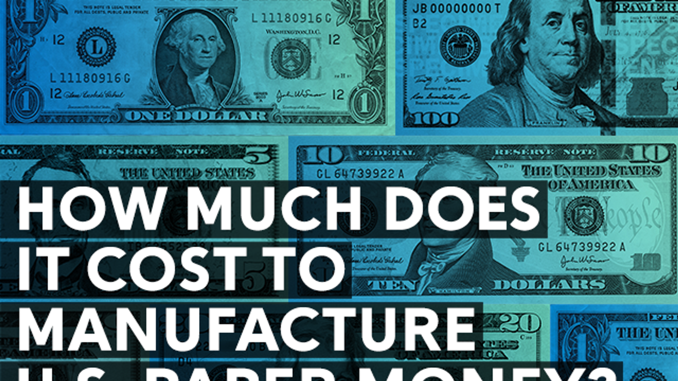 How Much Does it Cost to Manufacture U.S. Paper Money ...