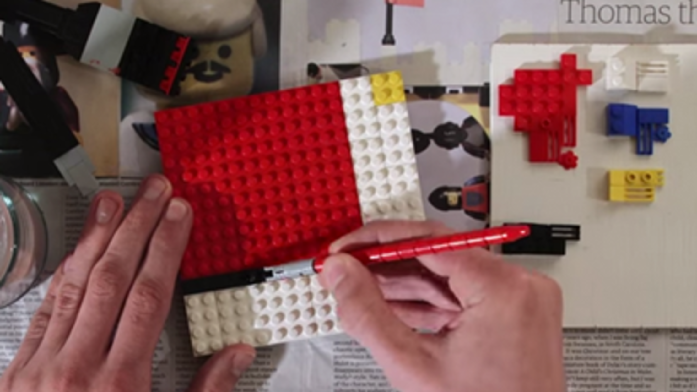 See What It's Like to "Paint" With LEGO Mental Floss