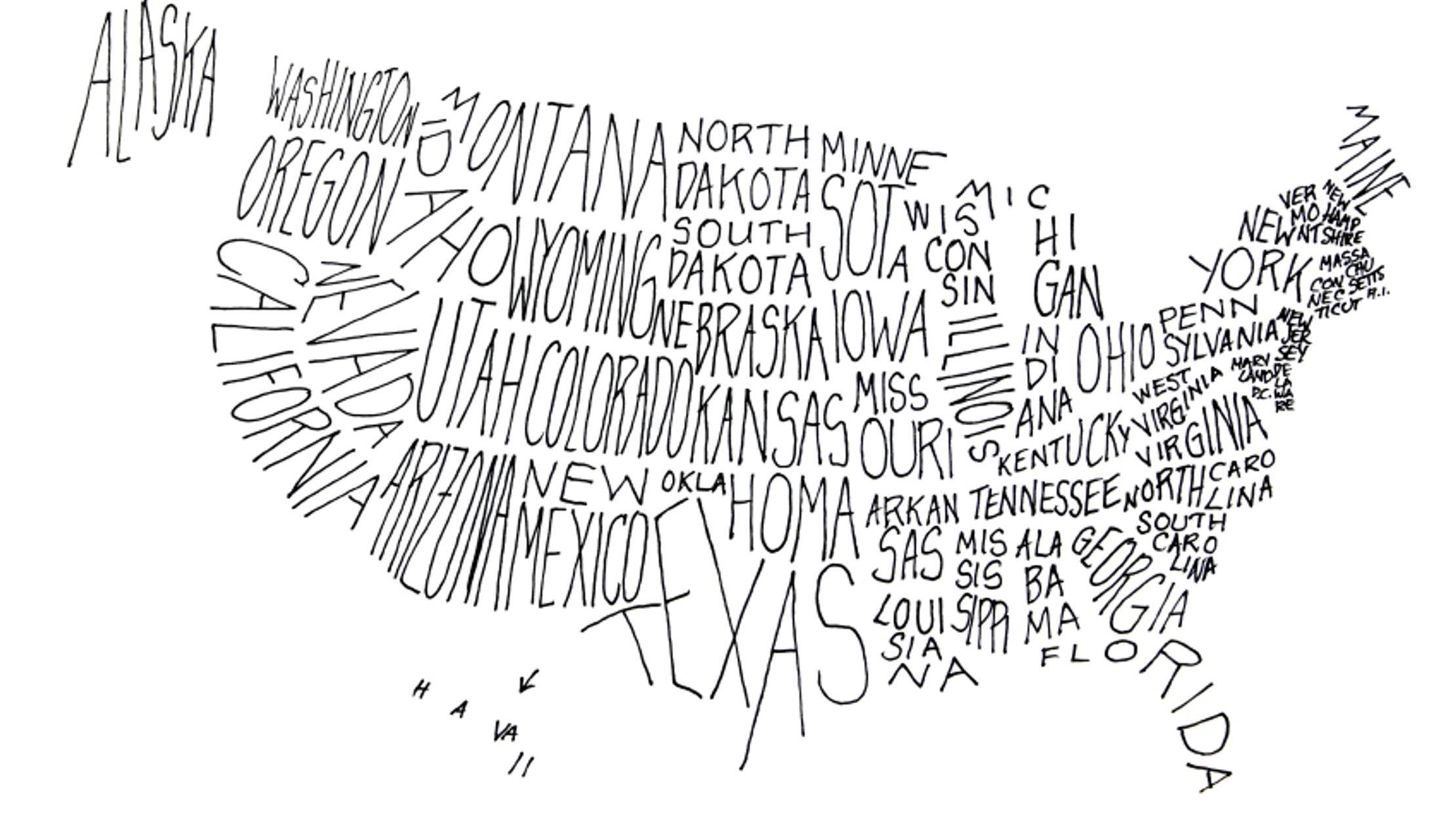 Name States By Their Last 3 Letters Mental Floss