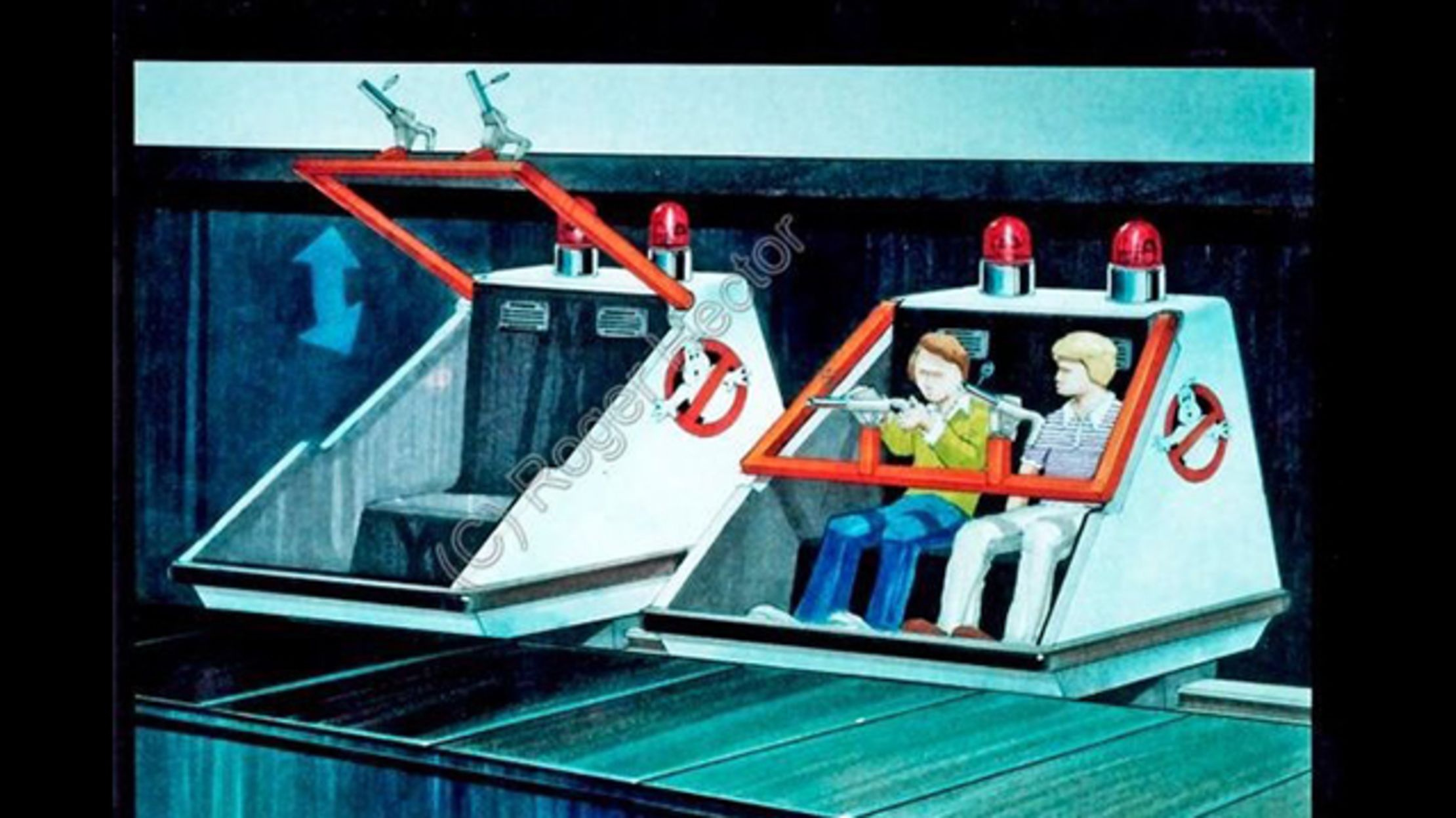 Here S Some Concept Art For The Ghostbusters Ride That Never