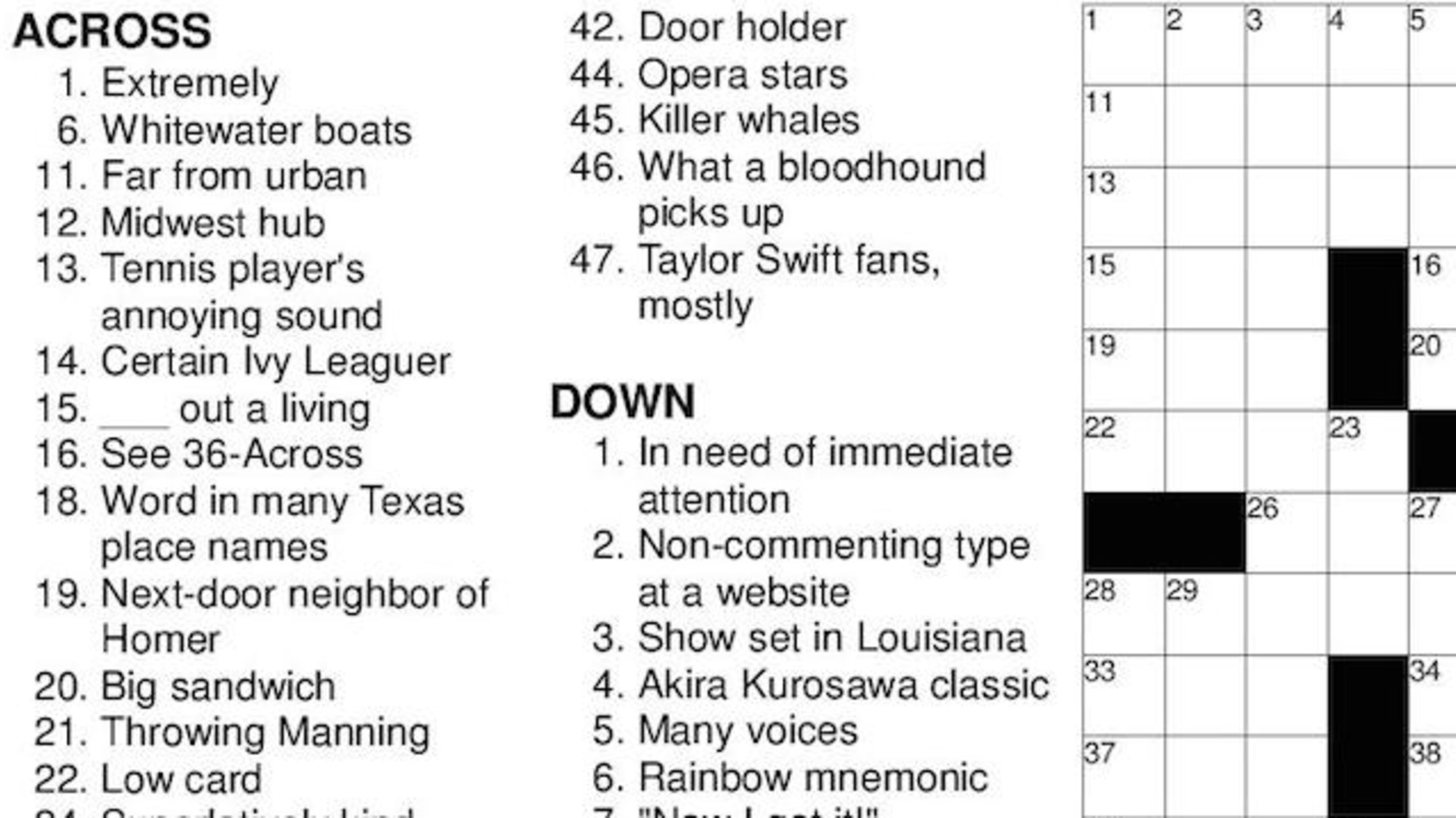 Introducing the Mental Floss Crossword Puzzle | Mental Floss