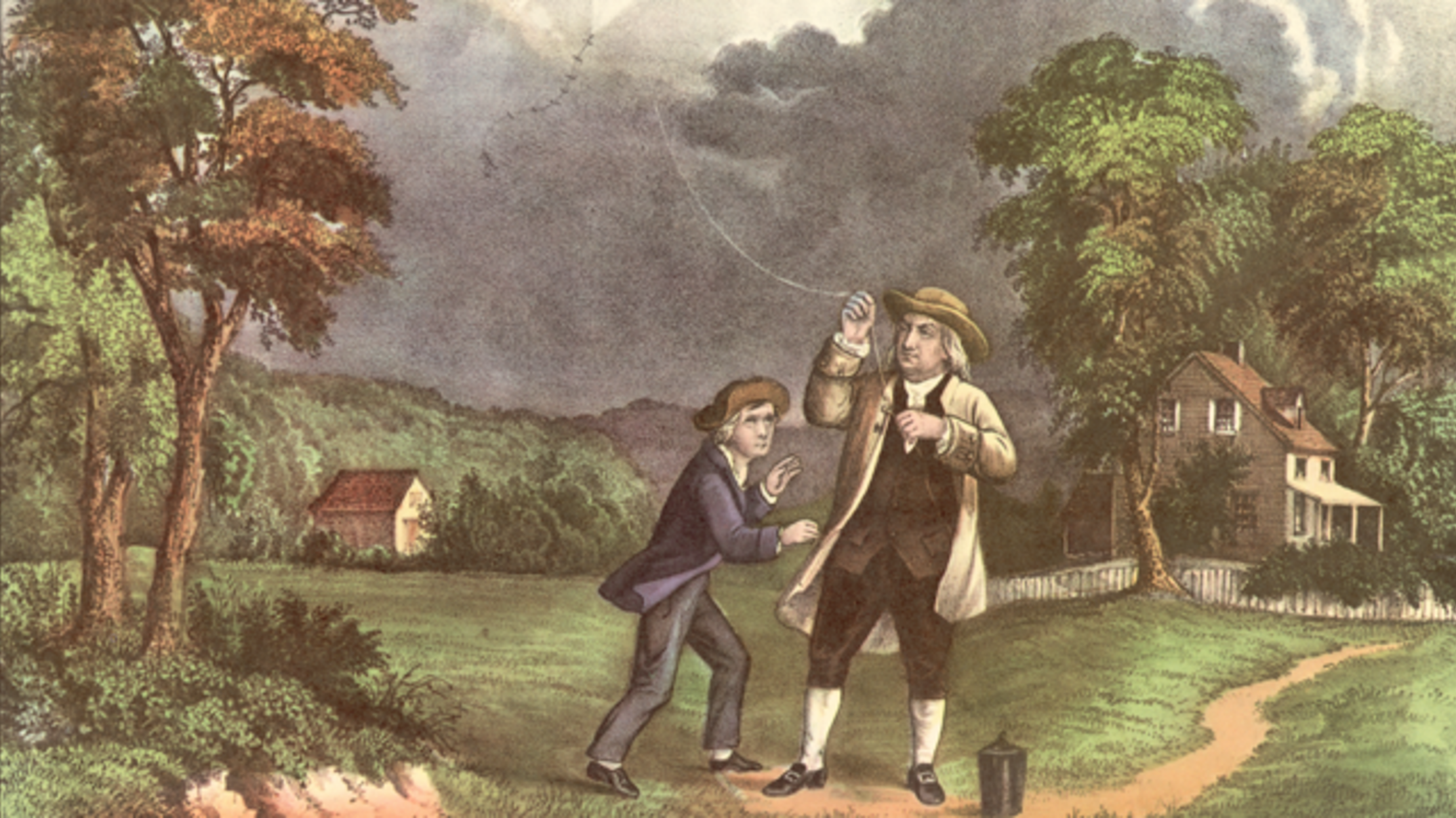 The True Story Behind Ben Franklin S Lightning Experiment Mental Floss
