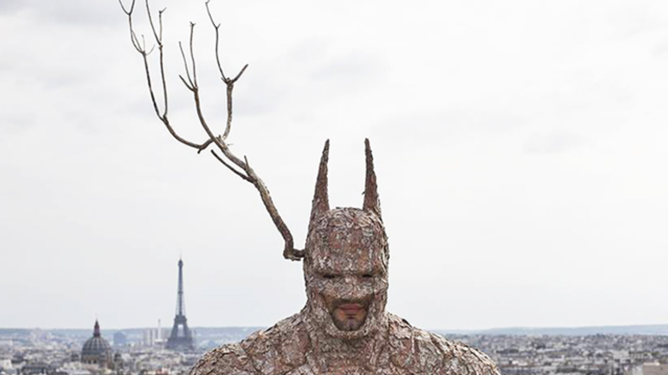 This Guy Made a Wearable Batman Suit Out of Tree Bark Mental Floss