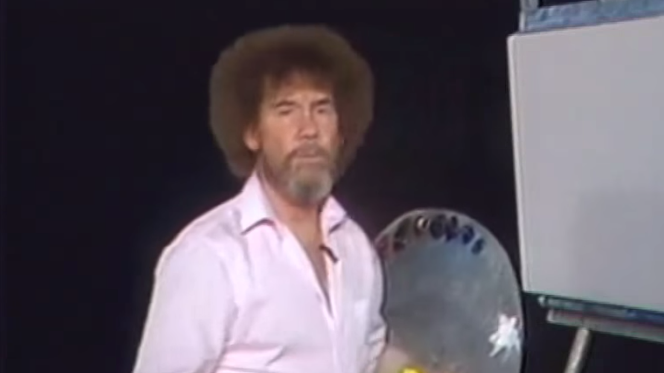 bob ross hair