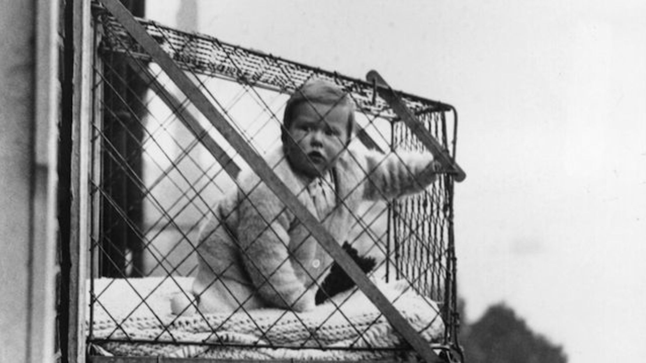 window baby cradle