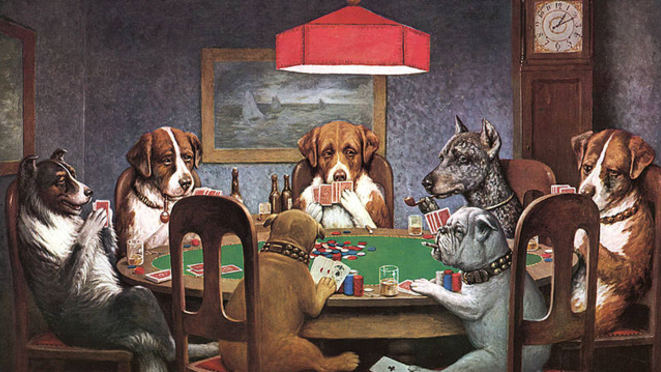 Perros Poker Pintura