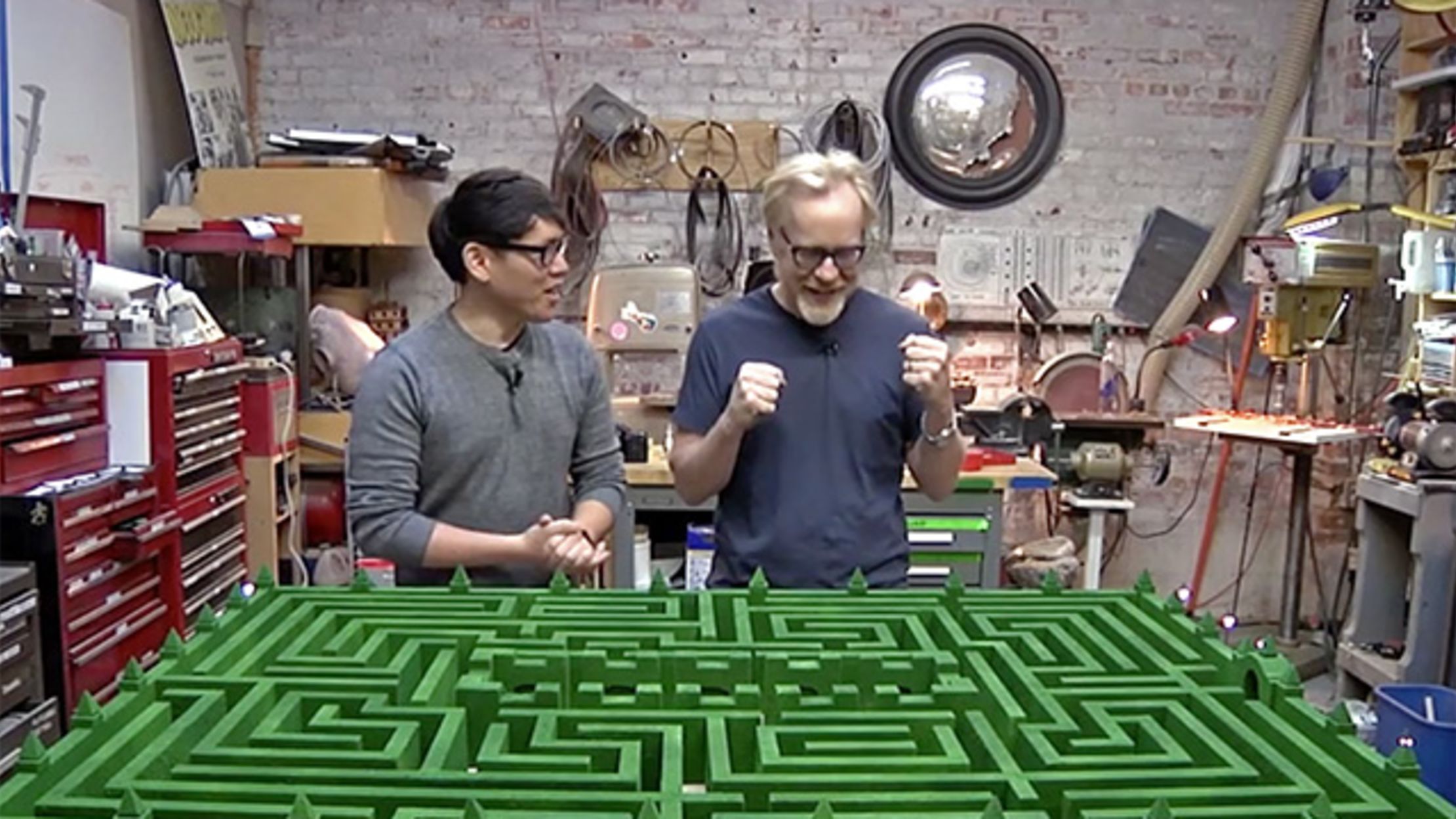 Adam Savage Built The Shining S Overlook Hotel Maze Model
