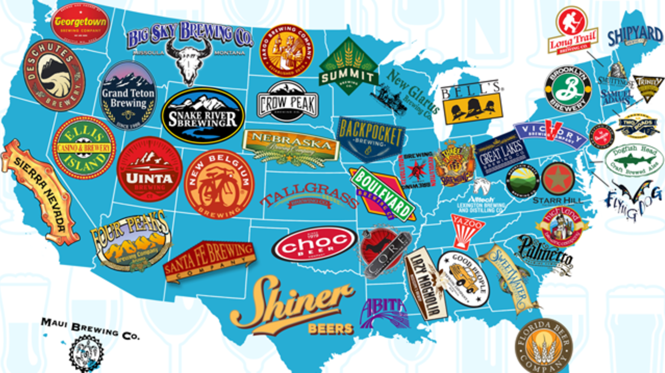 The Largest Craft Brewery Per State Mental Floss