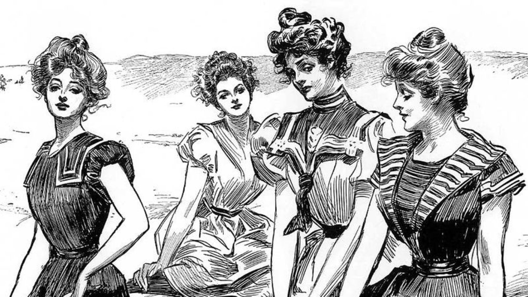 Gibson girl era Clearance