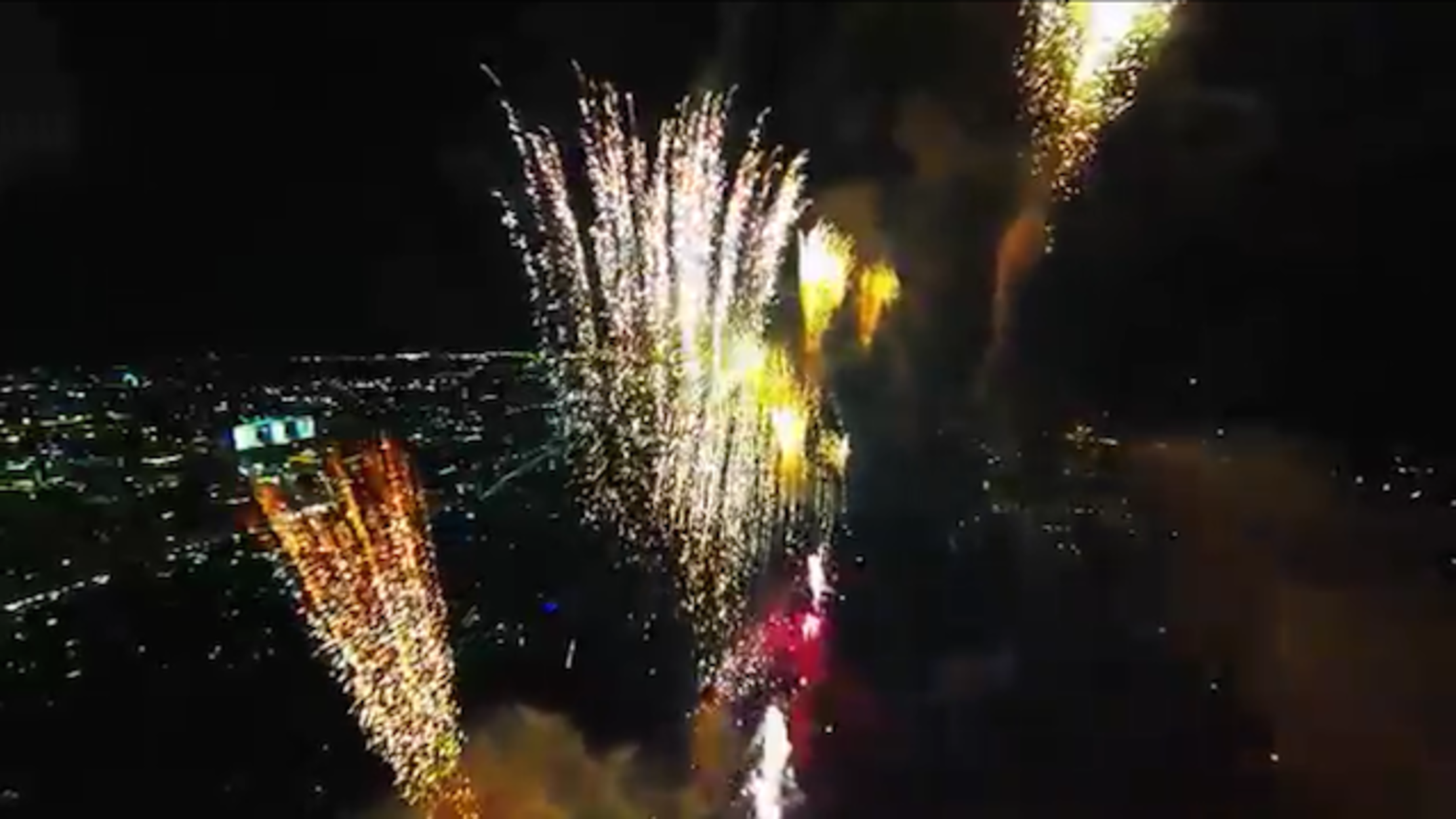 Fireworks Filmed With a Drone Mental Floss