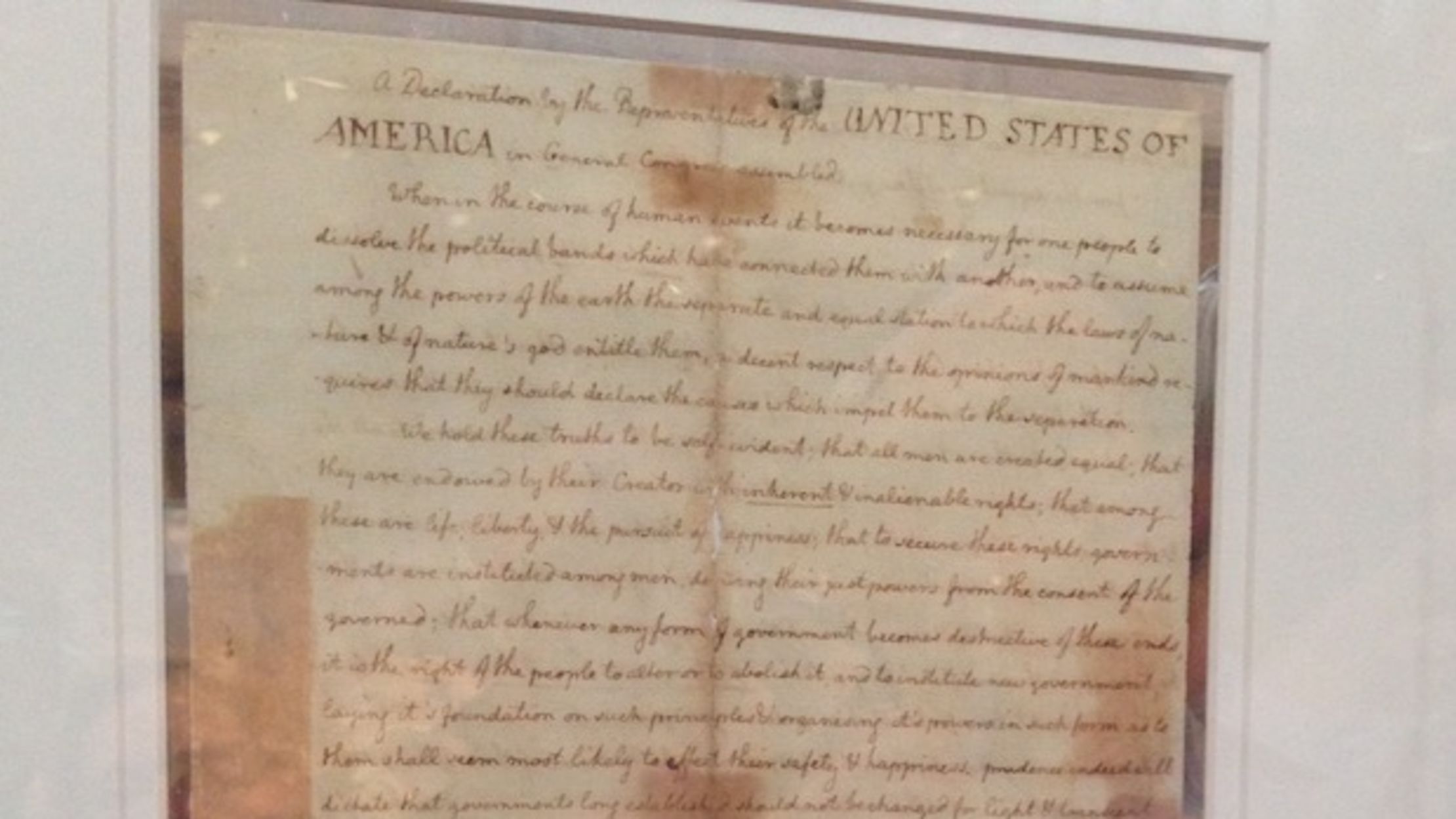 Read The Original Version Of The Declaration Of Independence Mental Floss