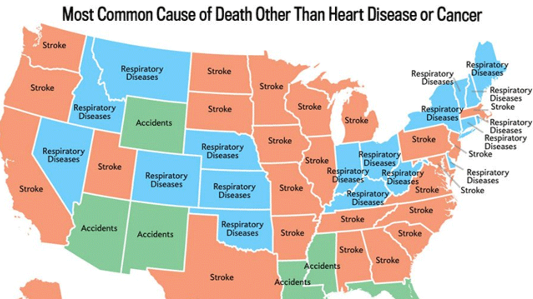 The Most Common Cause of Death in Each State Besides Heart ...
