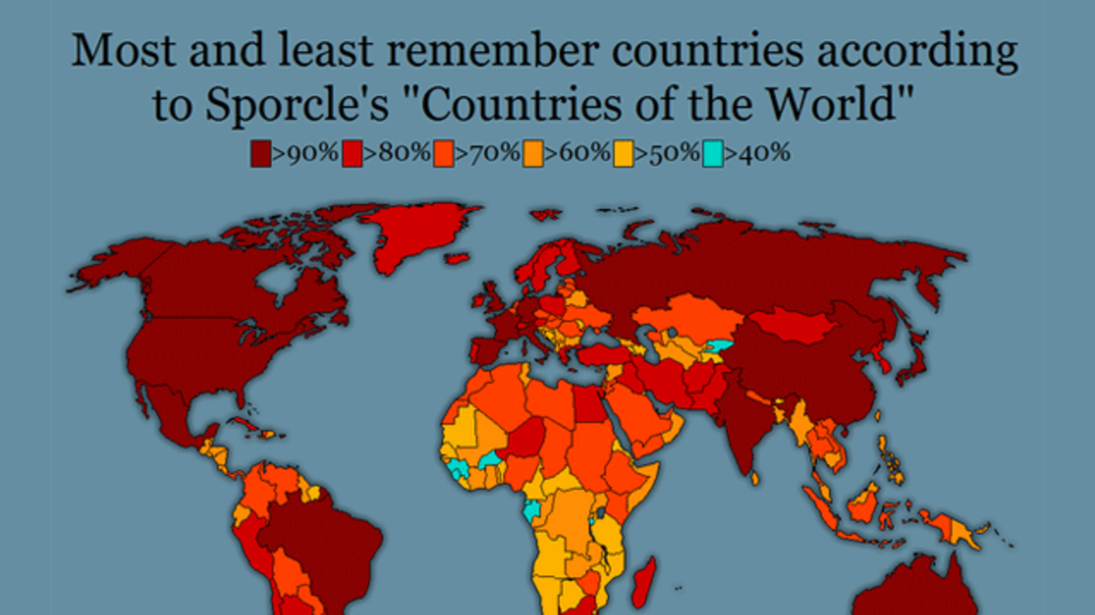 The Least Remembered Countries In The World Mental Floss