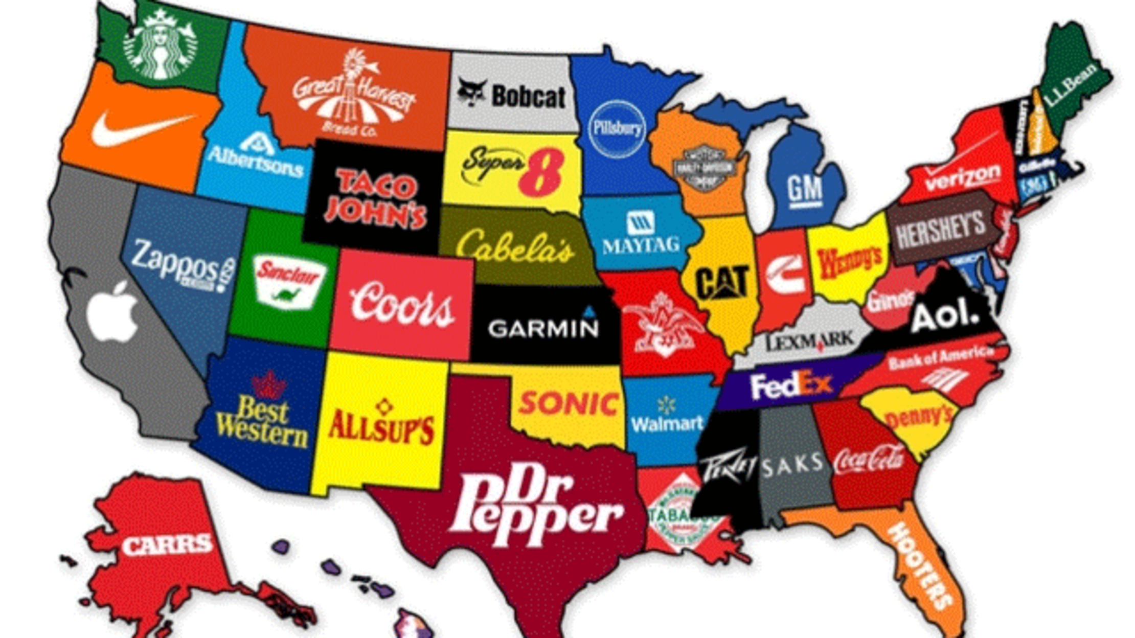 The Most Famous Brand From Every State | Mental Floss