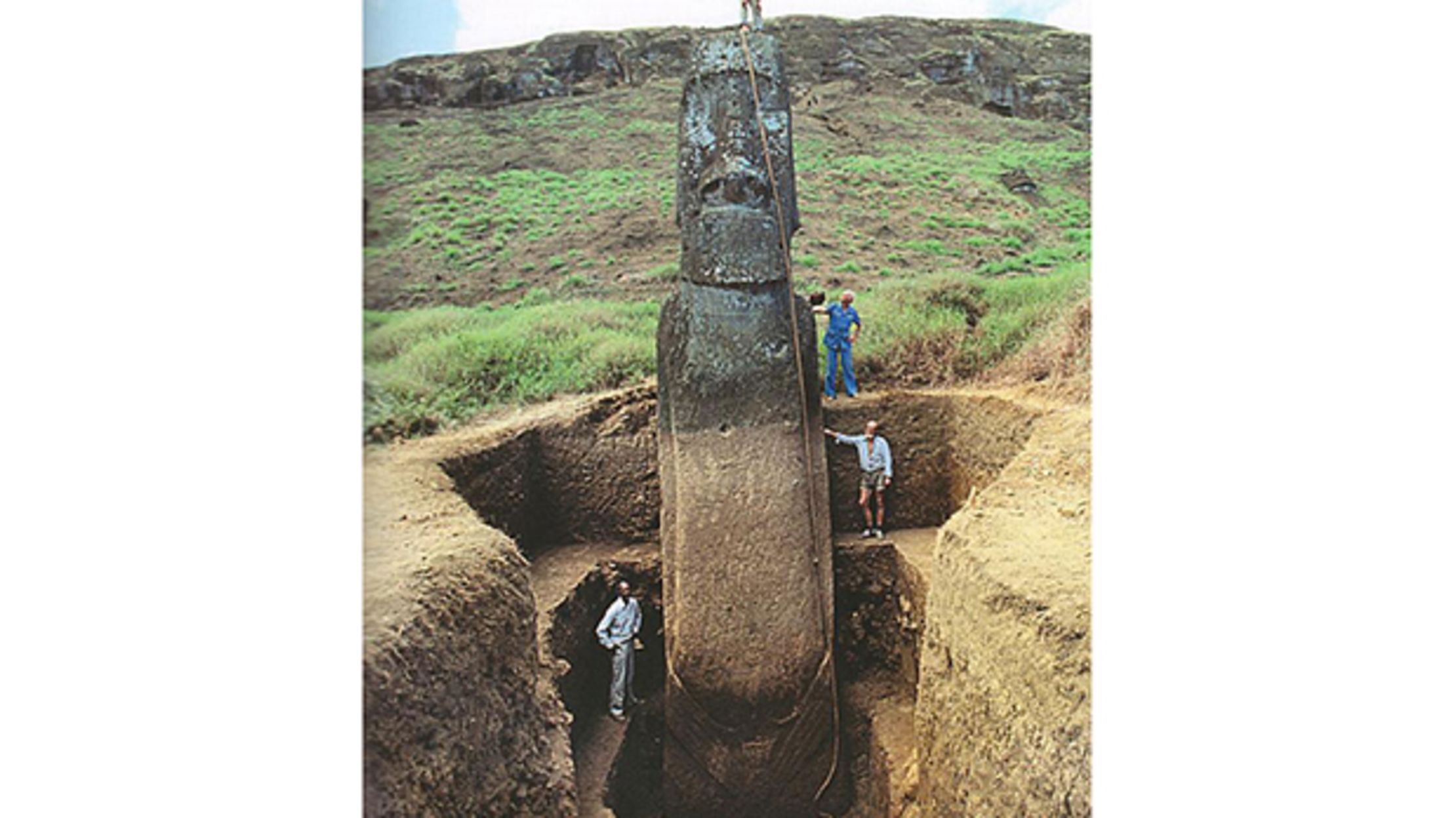 The Easter Island Heads Have Bodies Mental Floss