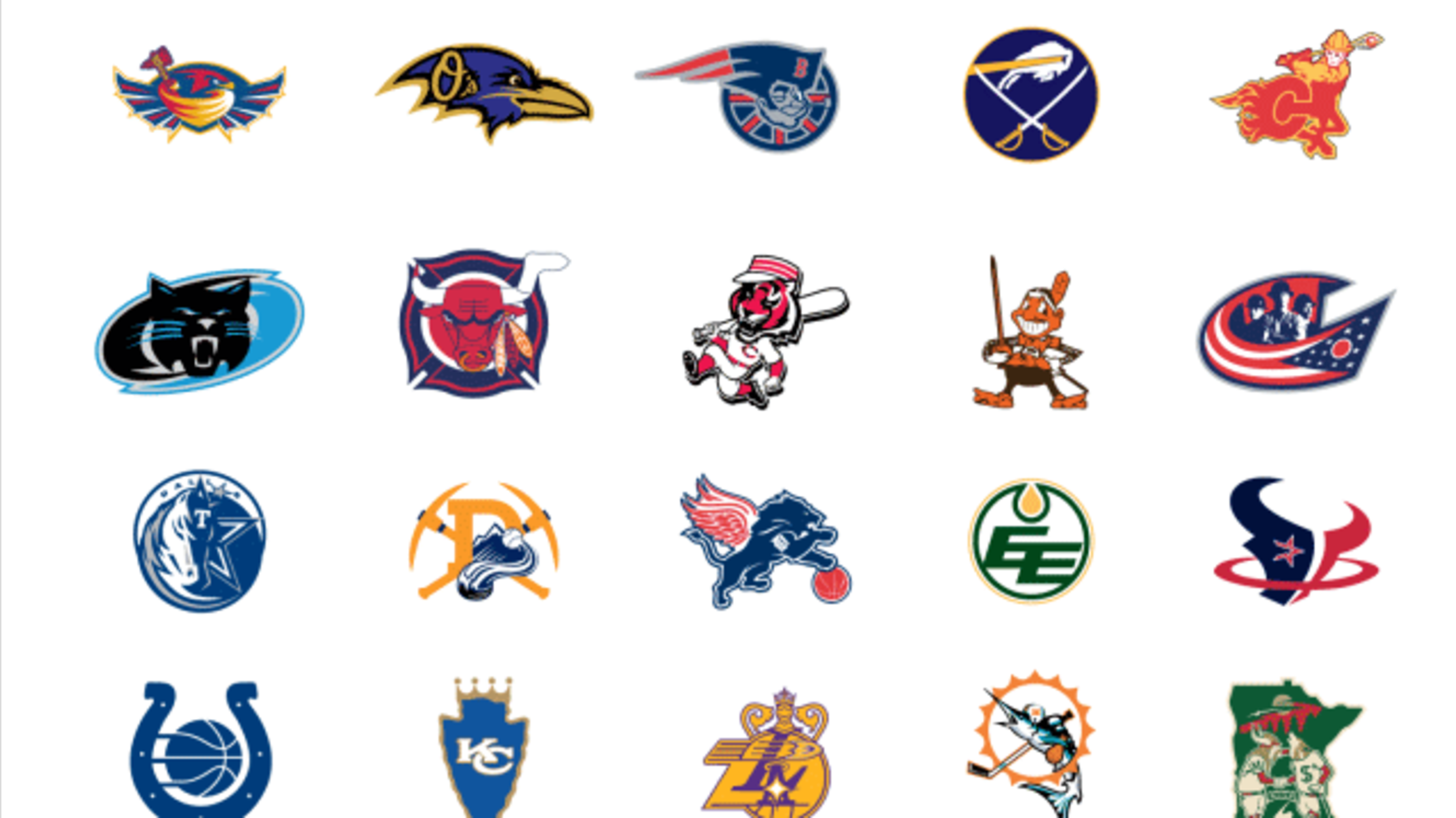 Logo Mashups for All the Teams in Each City Mental Floss