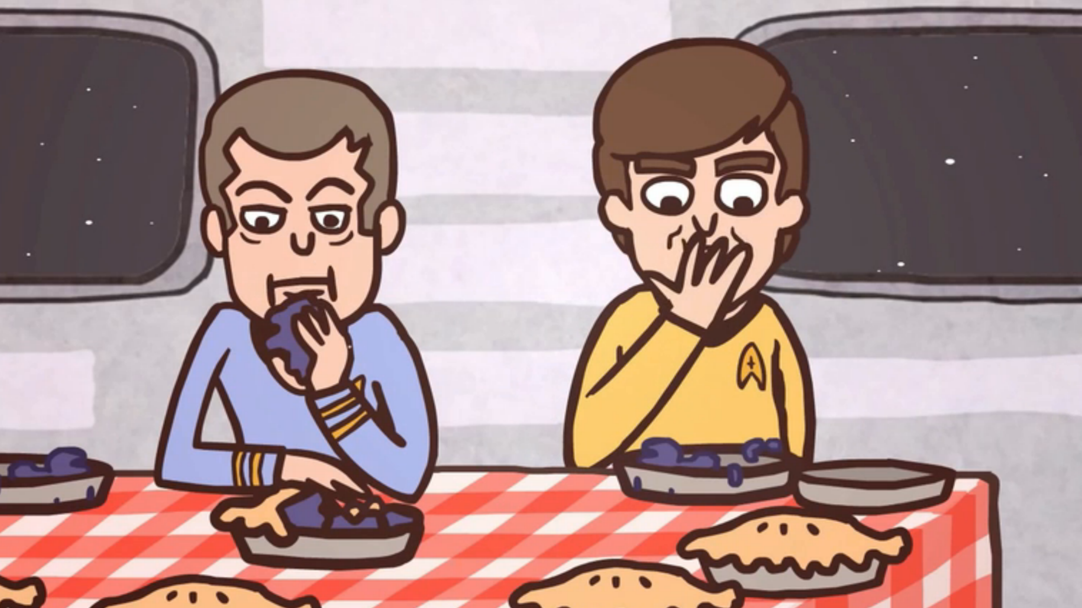 Morning Cup of Links The Star Trek PieEating Contest Mental Floss