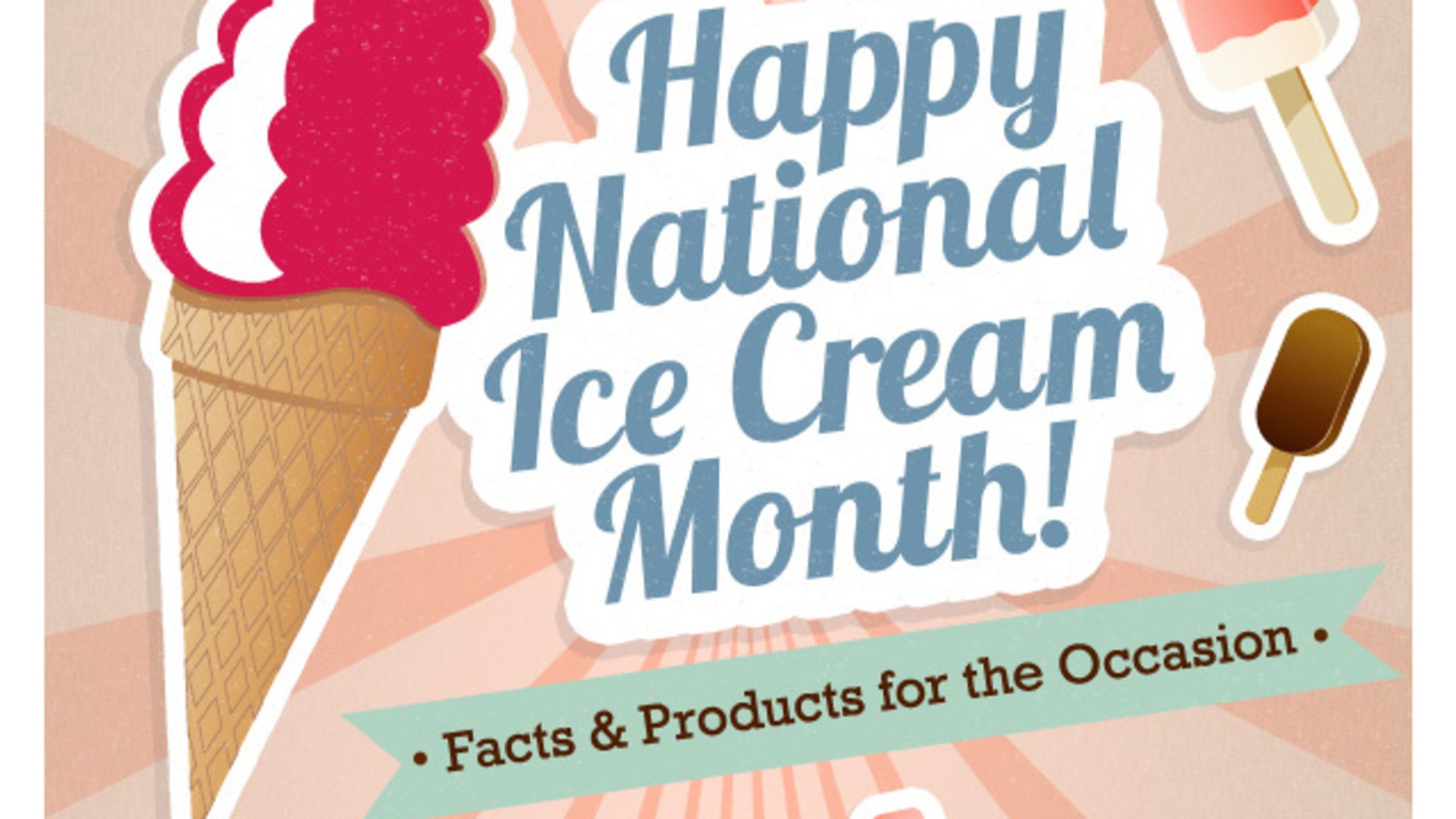 Fun Facts and Cool Products for National Ice Cream Month! Mental Floss