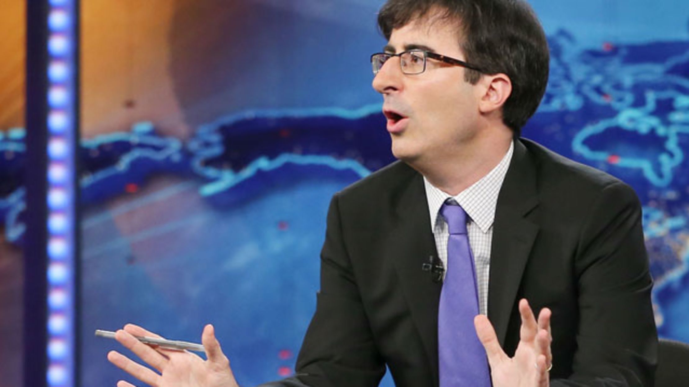 John Oliver's First Night Hosting The Daily Show Mental Floss