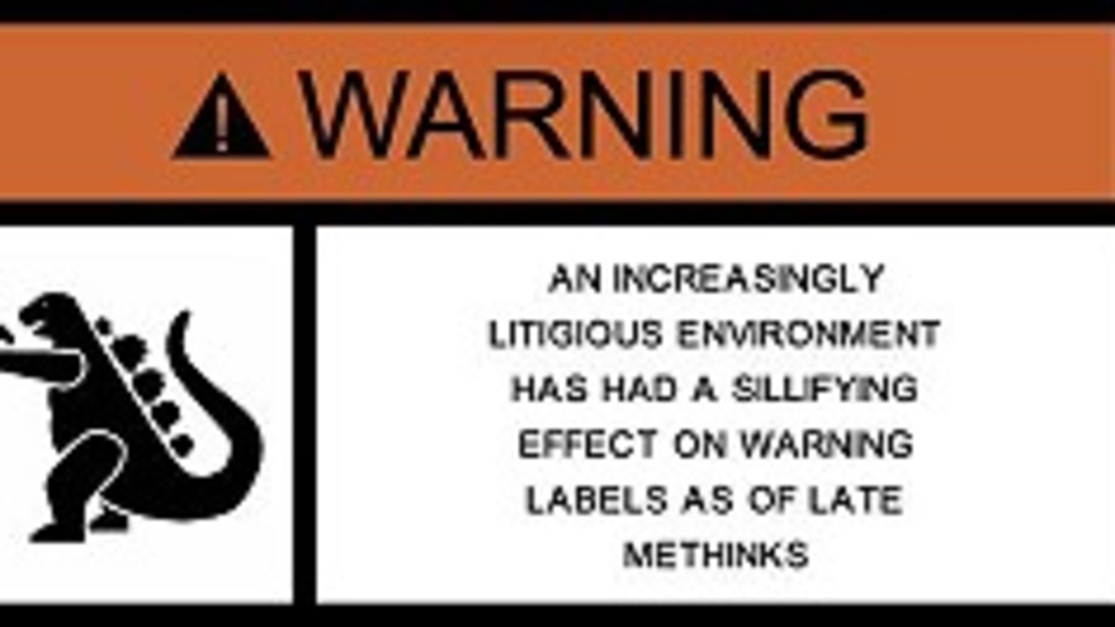 Laughable warning labels | Mental Floss