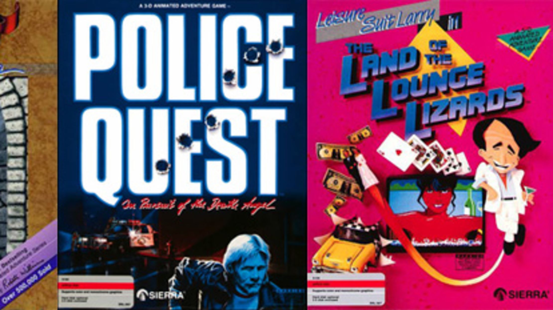 From King S Quest To Leisure Suit Larry A Brief History Of Sierra On Line Mental Floss Originally stemmed from ideas of sierra's adventure game softporn adventure created by designer chuck benton1 for all of our leisure suit larry fans, please help in supporting our friends scott murphy and mark crowe on their new endevoir. from king s quest to leisure suit larry