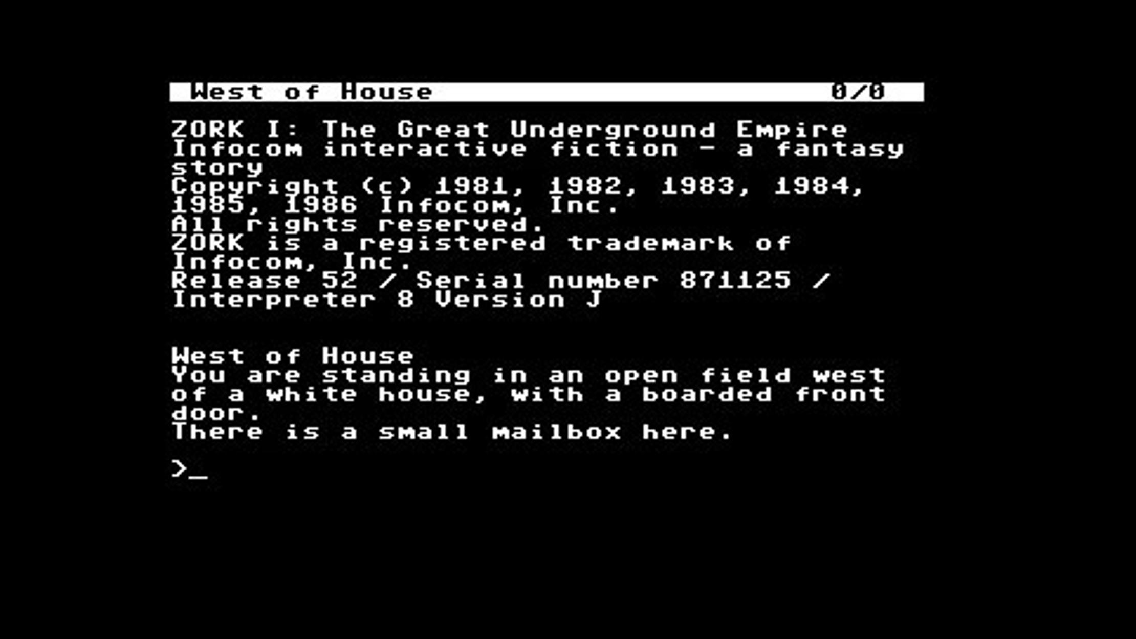 Eaten By A Grue A Brief History Of Zork Mental Floss