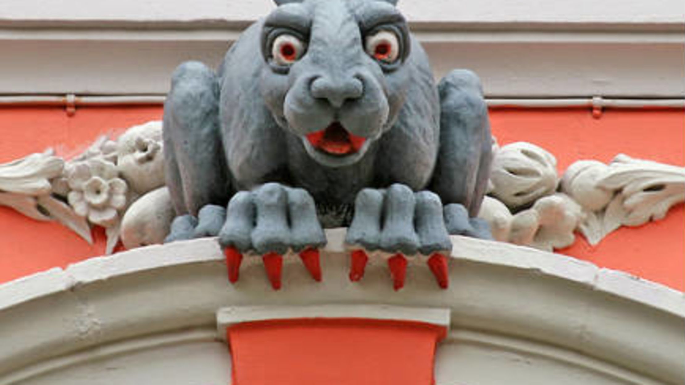The Horror Of Bunnies 8 Rabbits To Avoid Mental Floss 'newcastle's 'vampire rabbit' sits menacingly above the ornate arched doorway of a 20th century a commercial building. the horror of bunnies 8 rabbits to