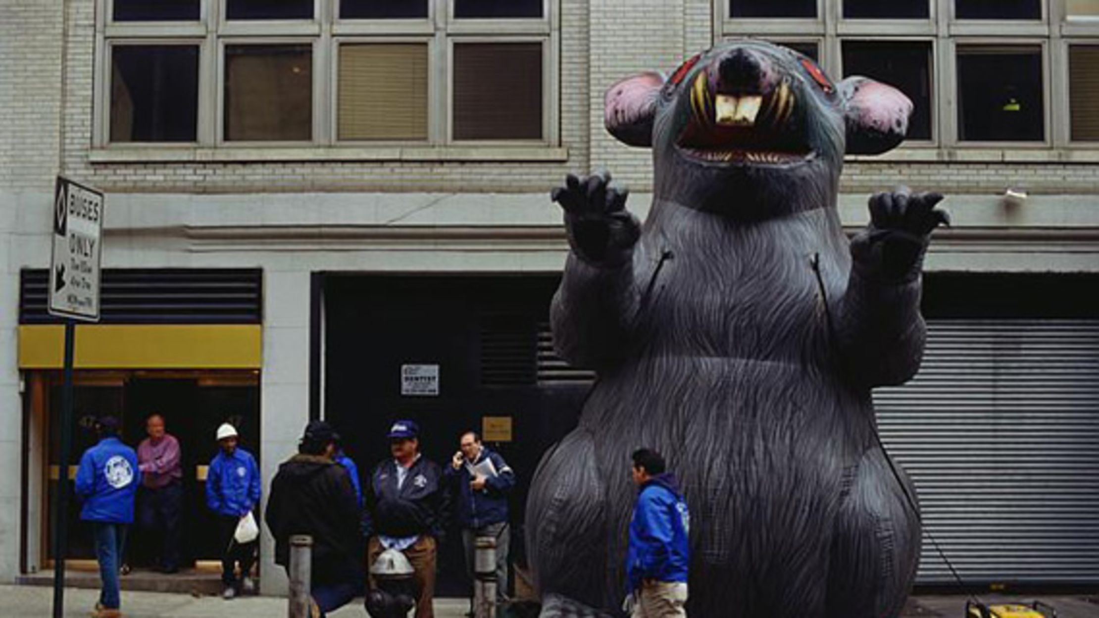 The Story Behind the Giant Inflatable Union Rat Mental Floss